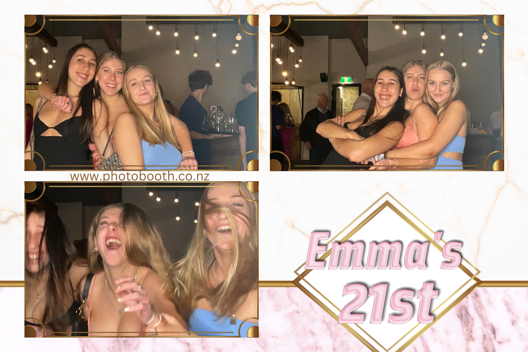 Emma 21st | View more photos from the event at gallery.photobooth.co.nz/u/SelfieCentral/Emma-21st