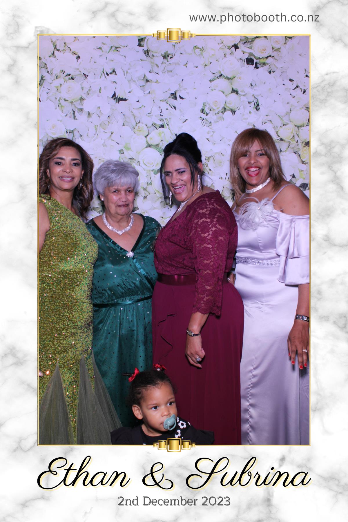 Ethan and Subrina's Wedding | View more photos from the event at gallery.photobooth.co.nz/u/SelfieCentral/Ethan-and-Subrinas-Wedding