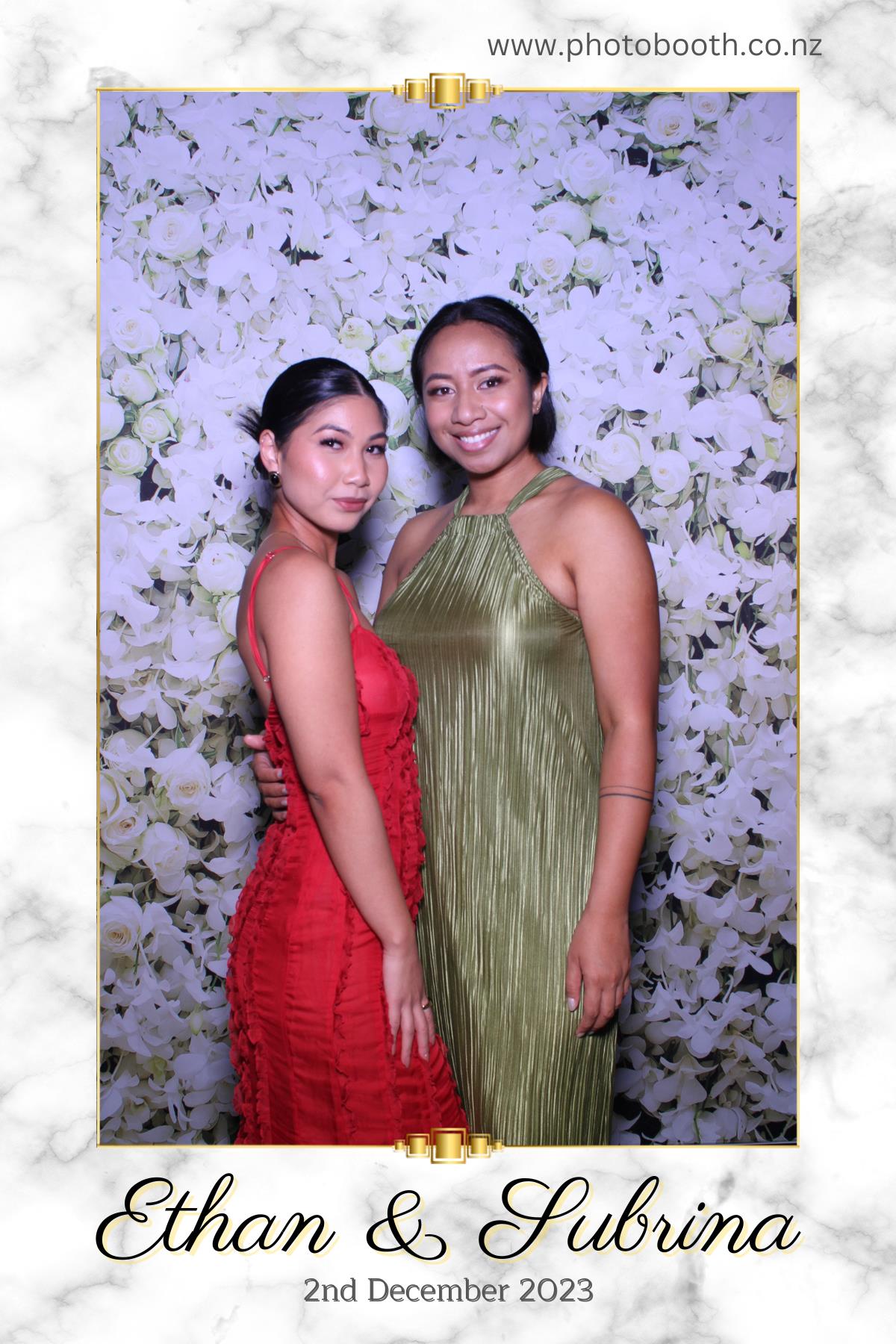 Ethan and Subrina's Wedding | View more photos from the event at gallery.photobooth.co.nz/u/SelfieCentral/Ethan-and-Subrinas-Wedding