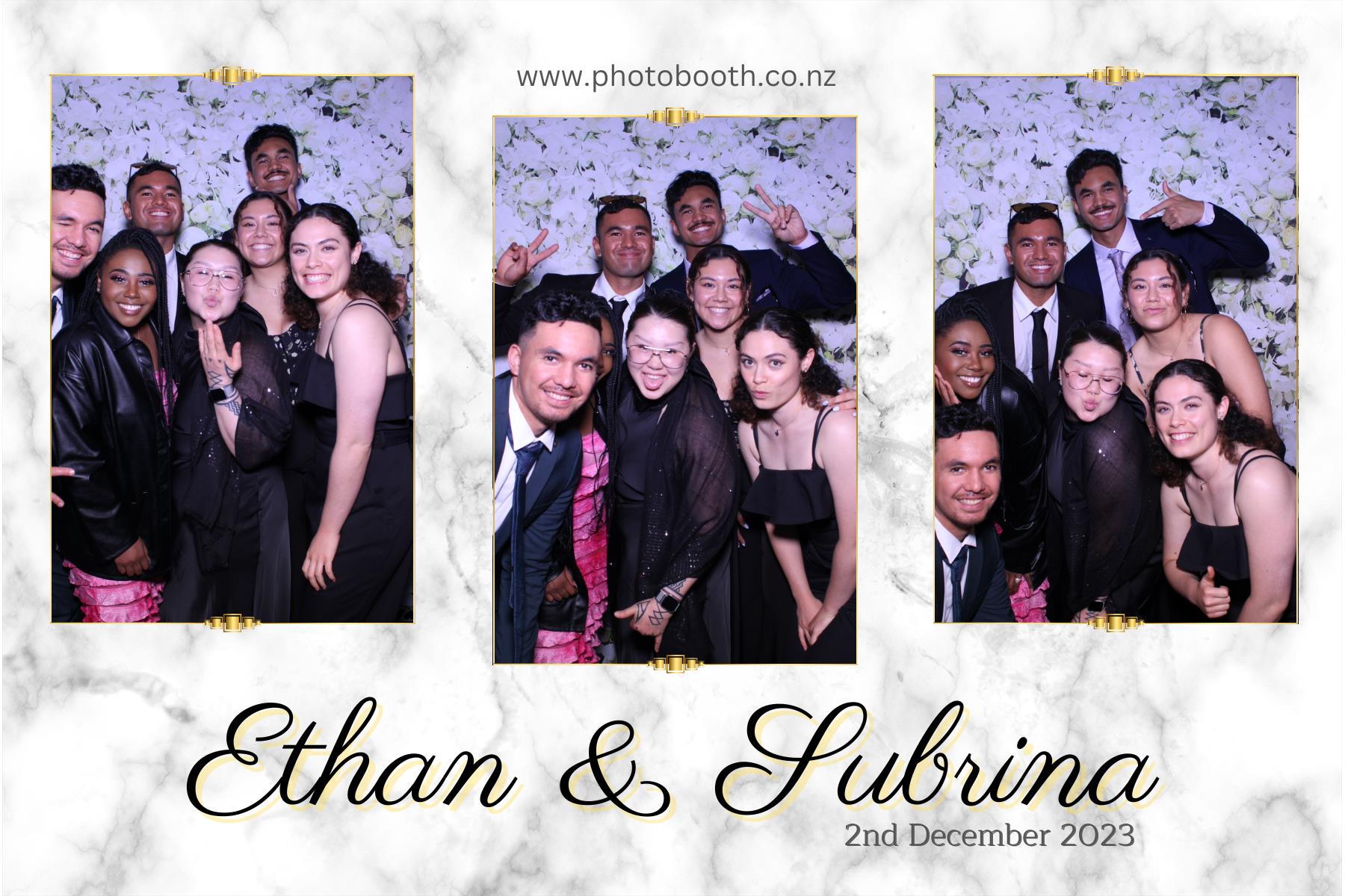 Ethan and Subrina's Wedding | View more photos from the event at gallery.photobooth.co.nz/u/SelfieCentral/Ethan-and-Subrinas-Wedding