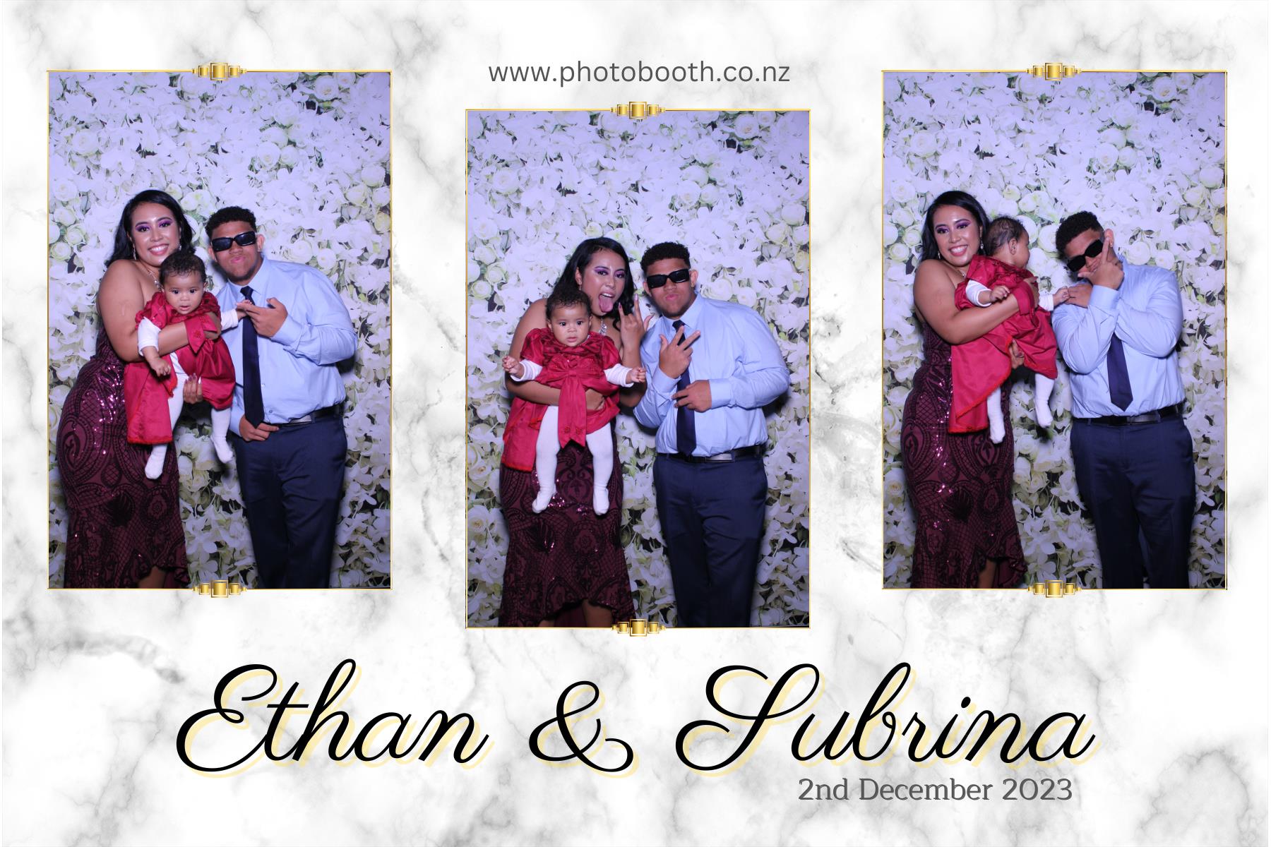 Ethan and Subrina's Wedding | View more photos from the event at gallery.photobooth.co.nz/u/SelfieCentral/Ethan-and-Subrinas-Wedding