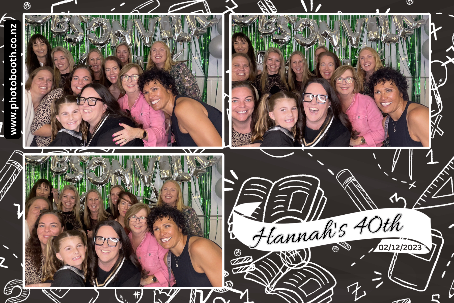 Hannah's 40th | View more photos from the event at gallery.photobooth.co.nz/u/SelfieCentral/Hannahs-40th