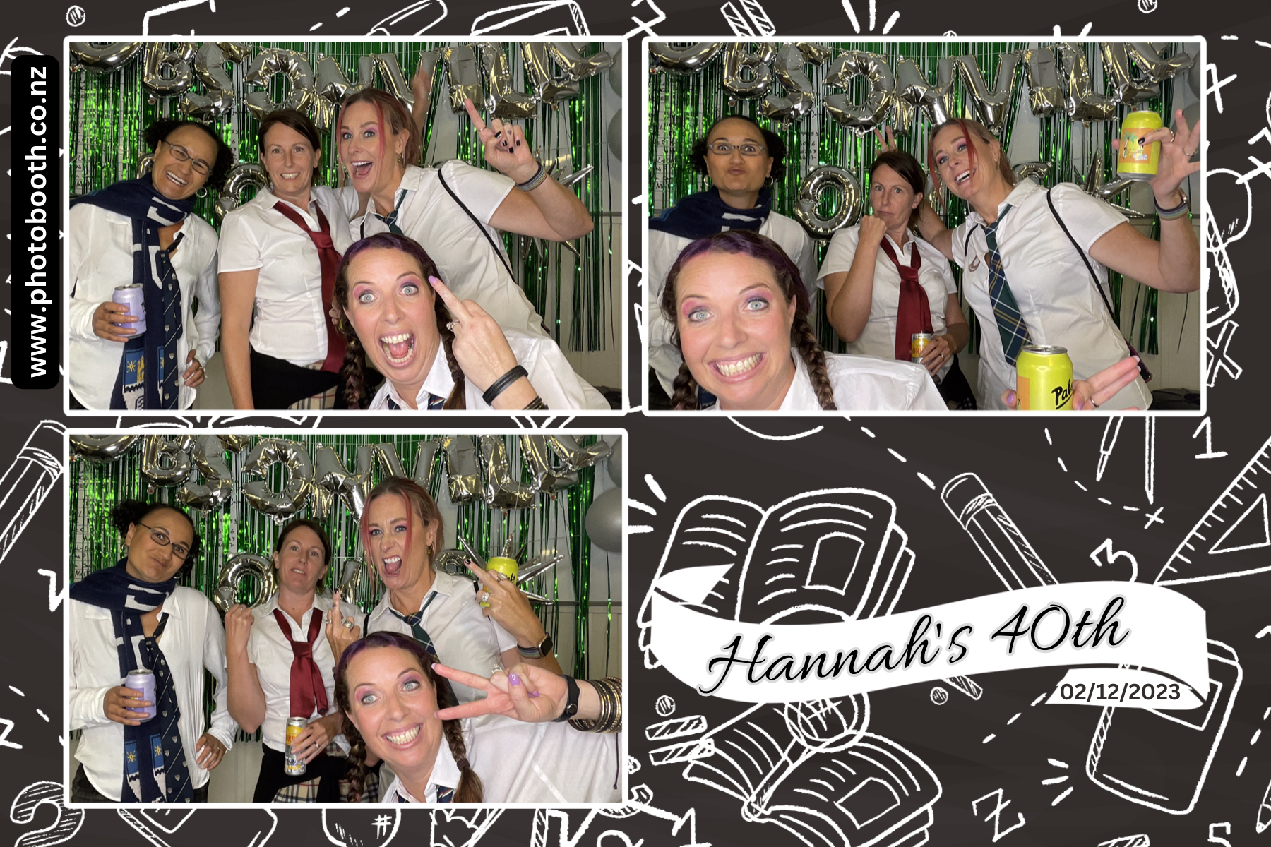 Hannah's 40th | View more photos from the event at gallery.photobooth.co.nz/u/SelfieCentral/Hannahs-40th