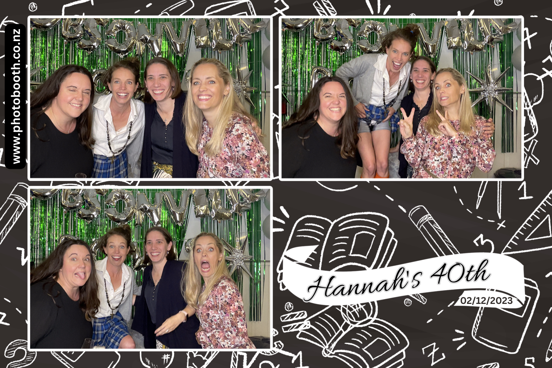 Hannah's 40th | View more photos from the event at gallery.photobooth.co.nz/u/SelfieCentral/Hannahs-40th