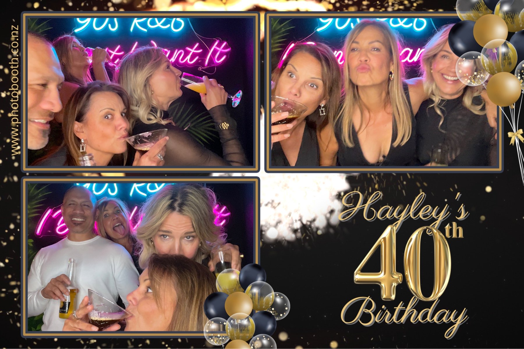 Hayley's 40th | View more photos from the event at gallery.photobooth.co.nz/u/SelfieCentral/Hayleys-40th