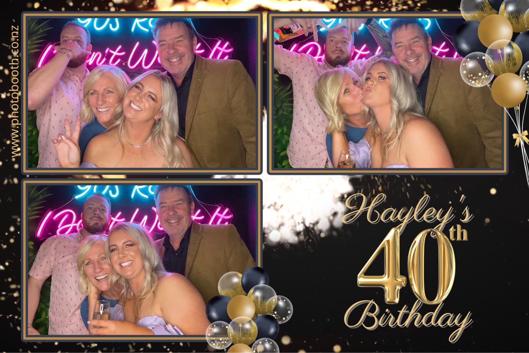 Hayley's 40th | View more photos from the event at gallery.photobooth.co.nz/u/SelfieCentral/Hayleys-40th