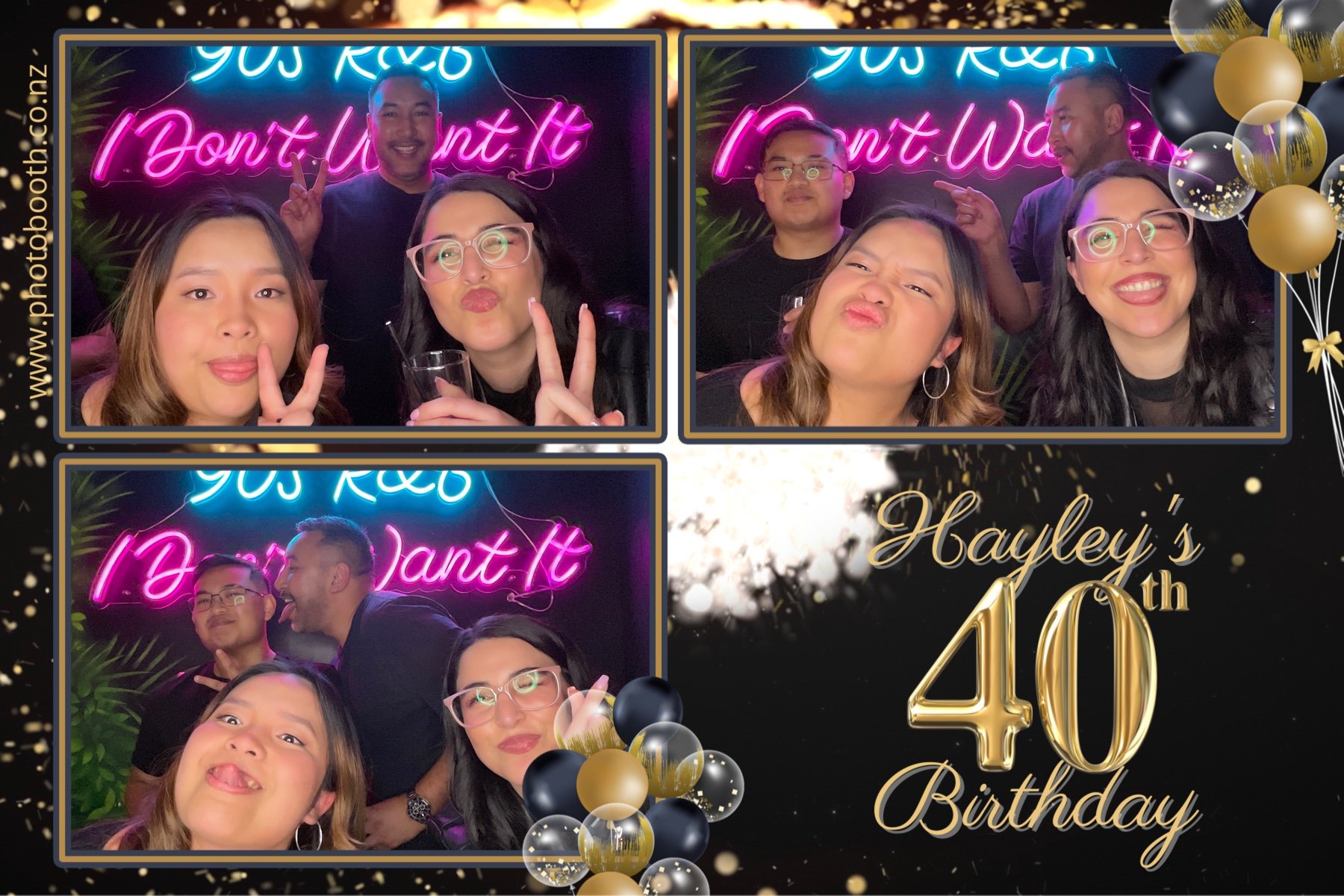 Hayley's 40th | View more photos from the event at gallery.photobooth.co.nz/u/SelfieCentral/Hayleys-40th
