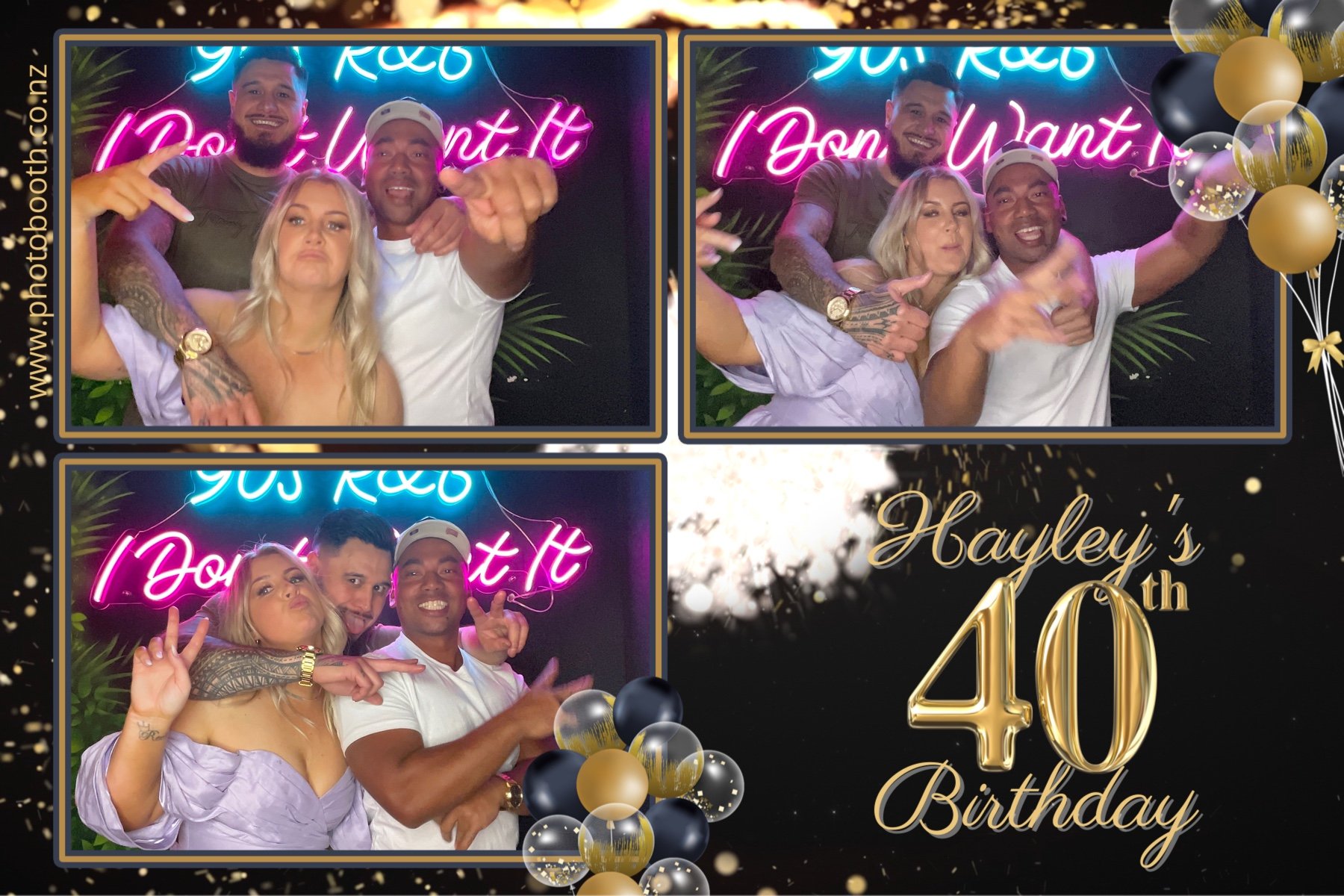 Hayley's 40th | View more photos from the event at gallery.photobooth.co.nz/u/SelfieCentral/Hayleys-40th