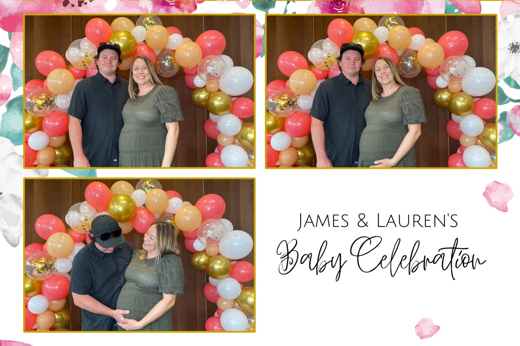 James and Lauren's Baby Celebration | View more photos from the event at gallery.photobooth.co.nz/u/SelfieCentral/James-and-Laurens-Baby-Celebration