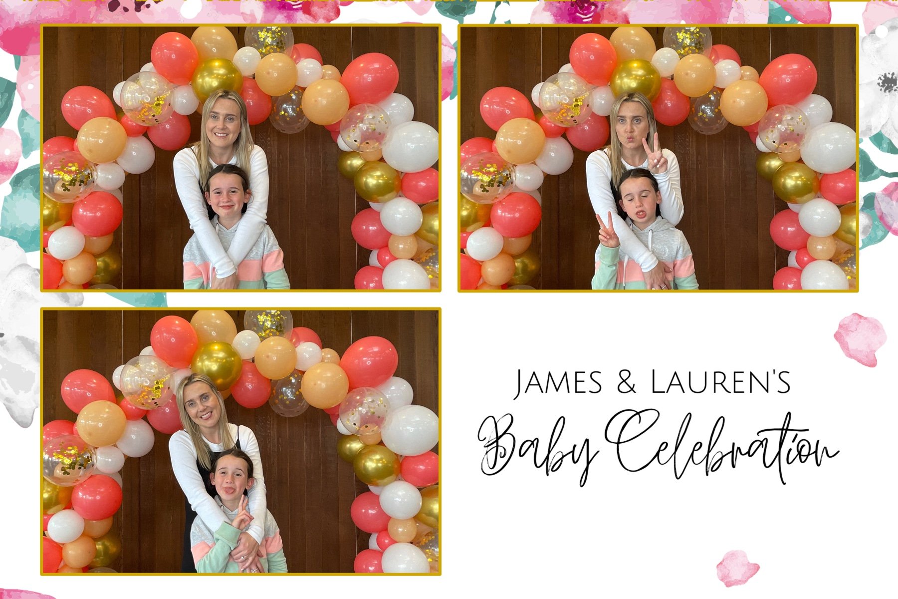 James and Lauren's Baby Celebration | View more photos from the event at gallery.photobooth.co.nz/u/SelfieCentral/James-and-Laurens-Baby-Celebration