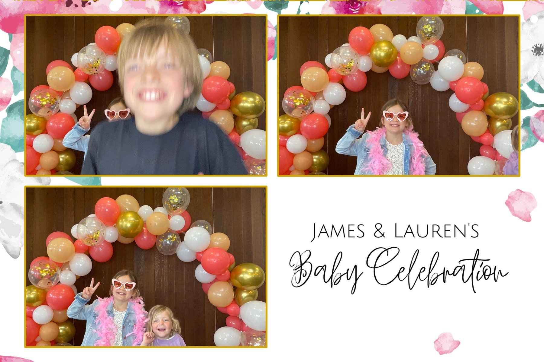 James and Lauren's Baby Celebration | View more photos from the event at gallery.photobooth.co.nz/u/SelfieCentral/James-and-Laurens-Baby-Celebration