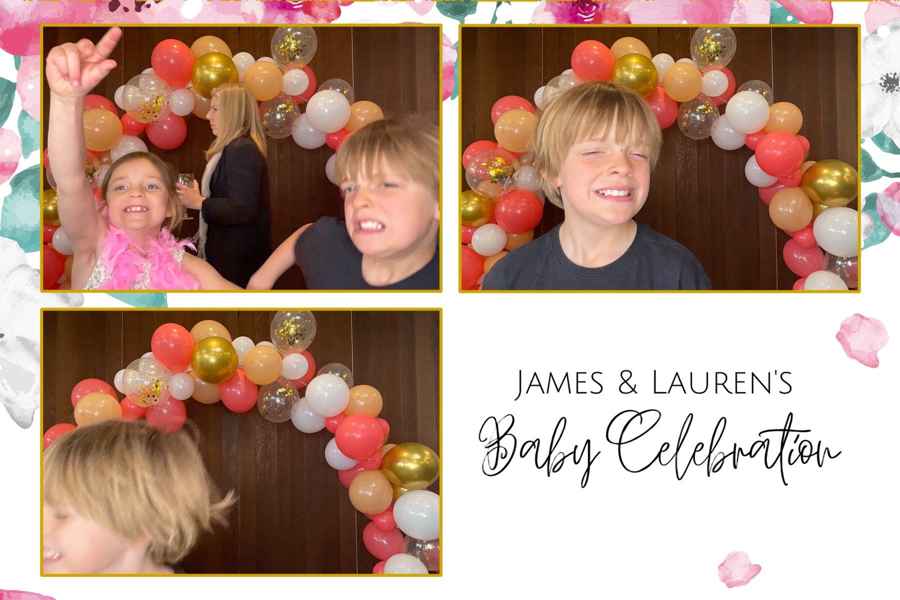 James and Lauren's Baby Celebration | View more photos from the event at gallery.photobooth.co.nz/u/SelfieCentral/James-and-Laurens-Baby-Celebration