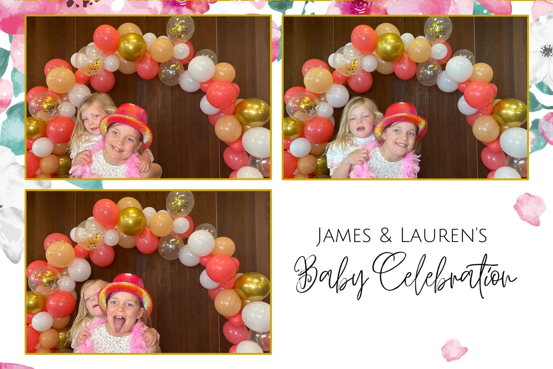 James and Lauren's Baby Celebration | View more photos from the event at gallery.photobooth.co.nz/u/SelfieCentral/James-and-Laurens-Baby-Celebration