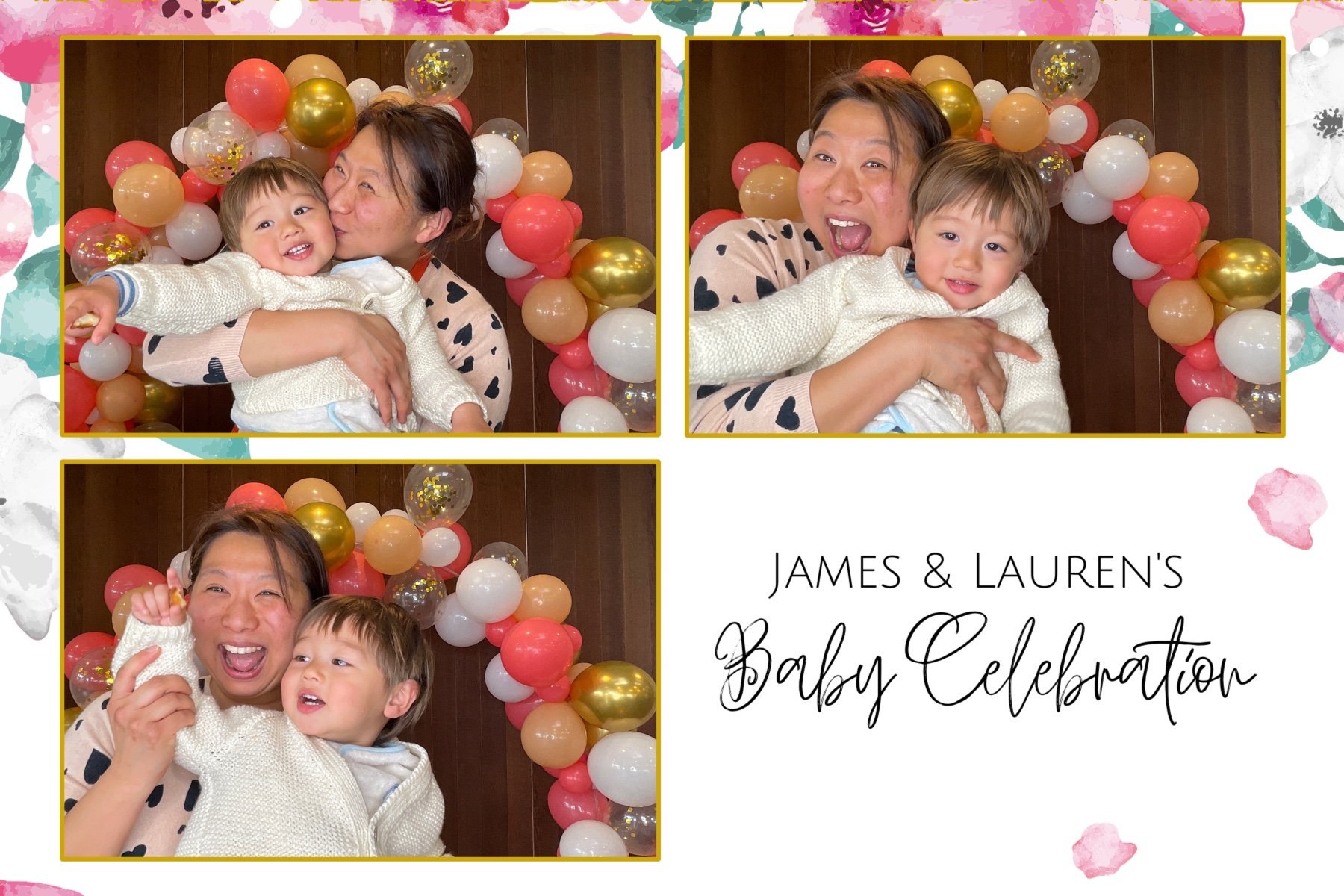 James and Lauren's Baby Celebration | View more photos from the event at gallery.photobooth.co.nz/u/SelfieCentral/James-and-Laurens-Baby-Celebration