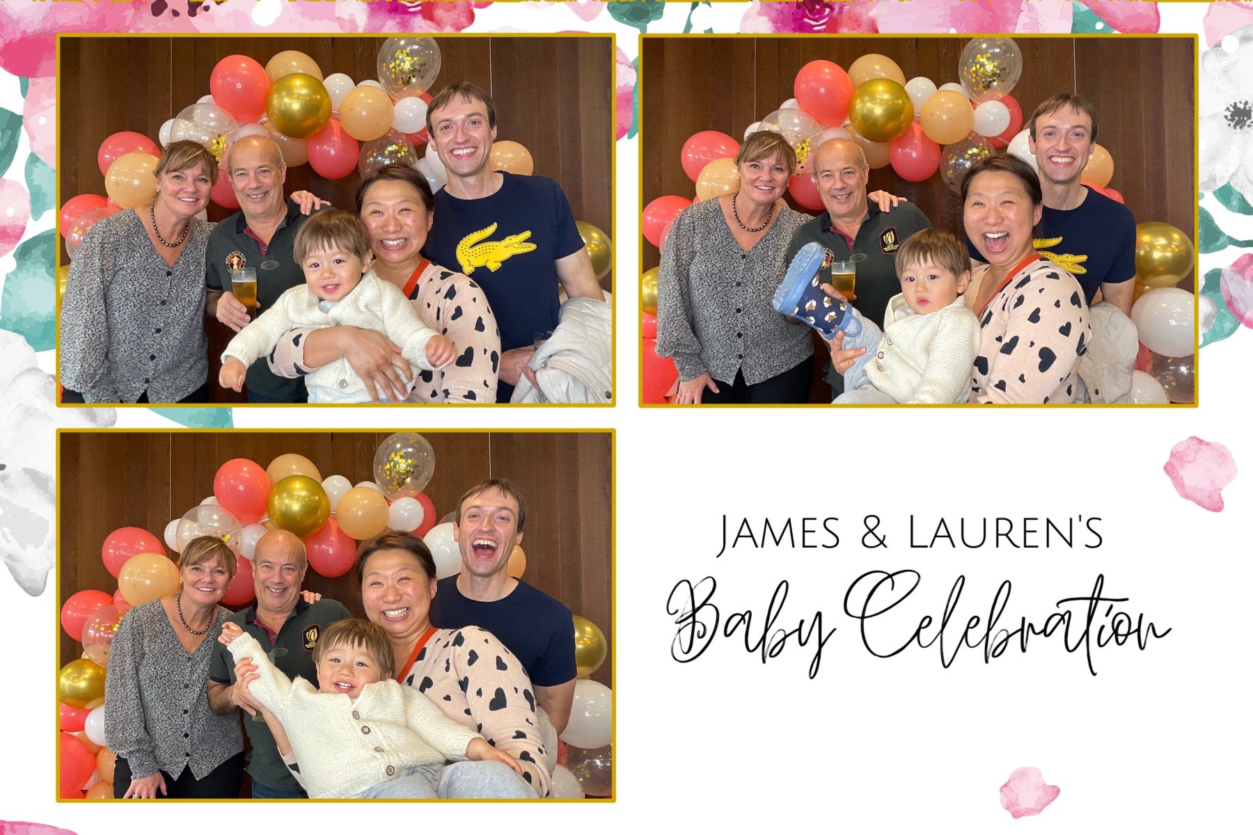 James and Lauren's Baby Celebration | View more photos from the event at gallery.photobooth.co.nz/u/SelfieCentral/James-and-Laurens-Baby-Celebration