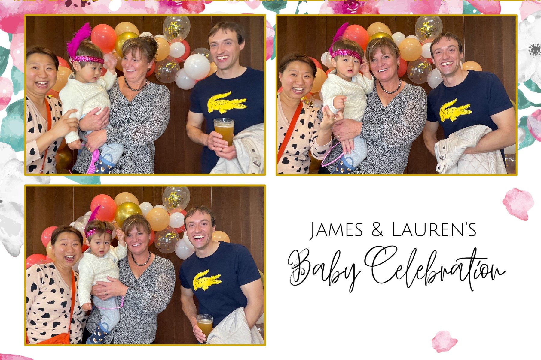 James and Lauren's Baby Celebration | View more photos from the event at gallery.photobooth.co.nz/u/SelfieCentral/James-and-Laurens-Baby-Celebration