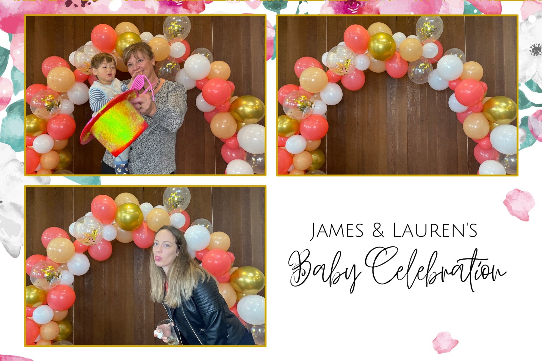 James and Lauren's Baby Celebration | View more photos from the event at gallery.photobooth.co.nz/u/SelfieCentral/James-and-Laurens-Baby-Celebration