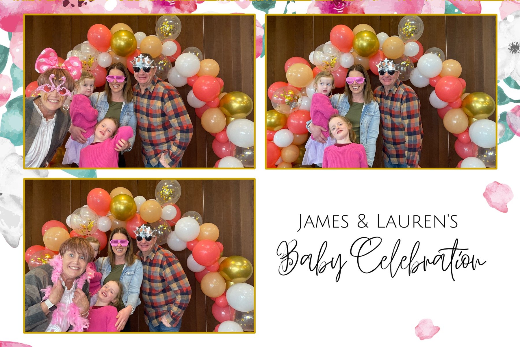 James and Lauren's Baby Celebration | View more photos from the event at gallery.photobooth.co.nz/u/SelfieCentral/James-and-Laurens-Baby-Celebration