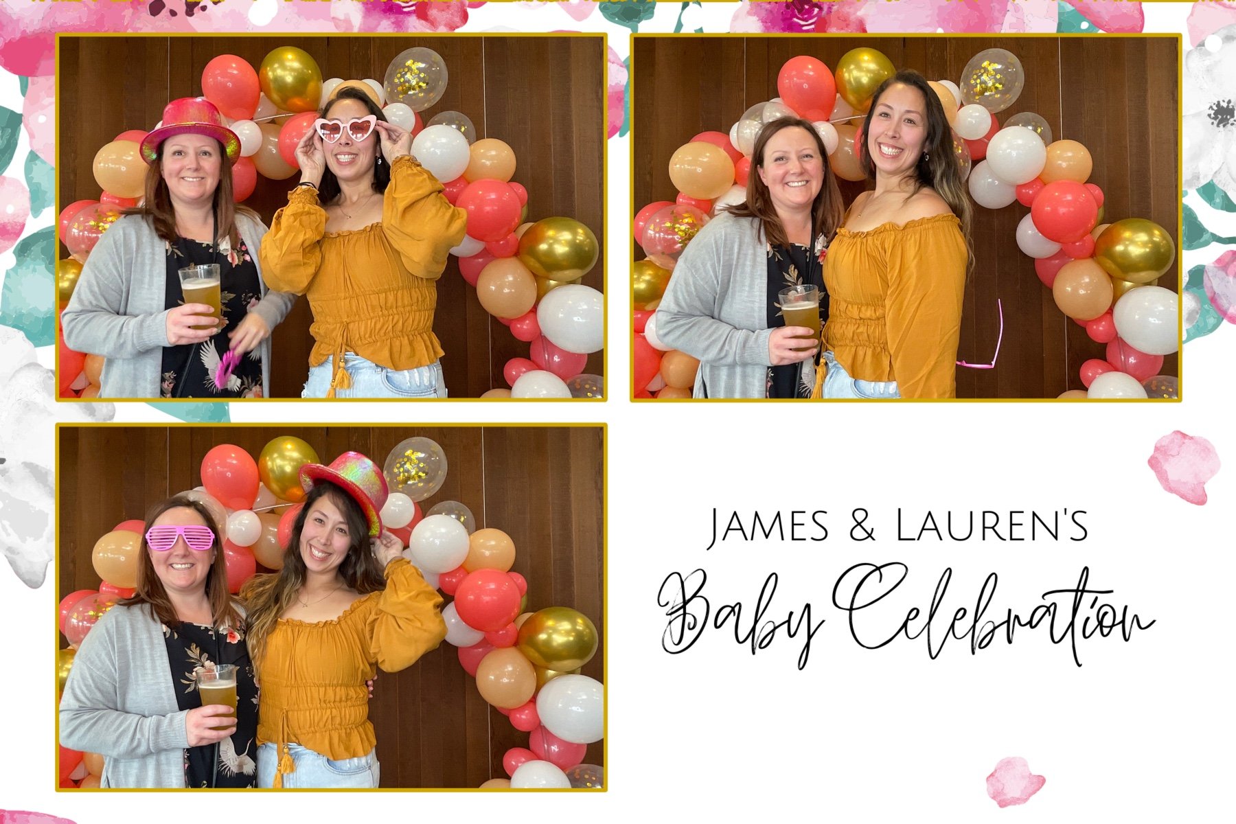 James and Lauren's Baby Celebration | View more photos from the event at gallery.photobooth.co.nz/u/SelfieCentral/James-and-Laurens-Baby-Celebration