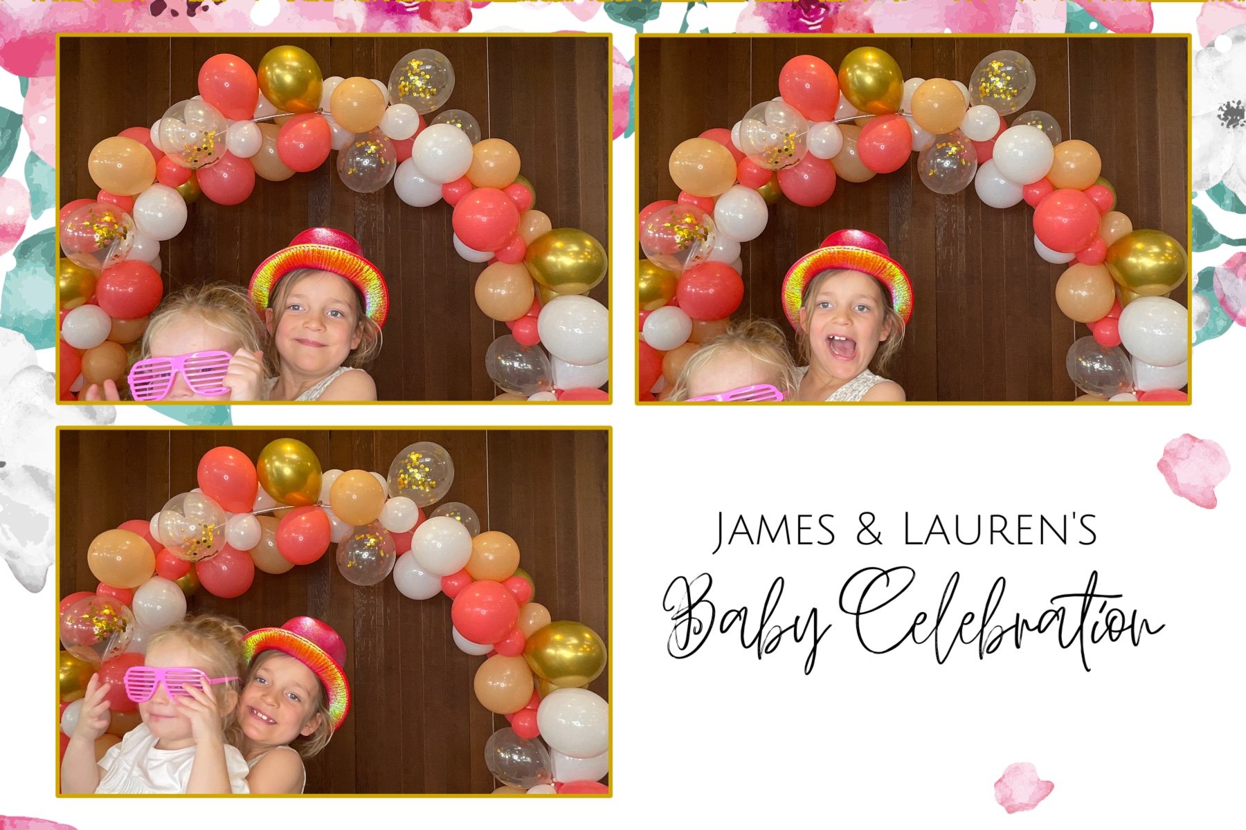 James and Lauren's Baby Celebration | View more photos from the event at gallery.photobooth.co.nz/u/SelfieCentral/James-and-Laurens-Baby-Celebration