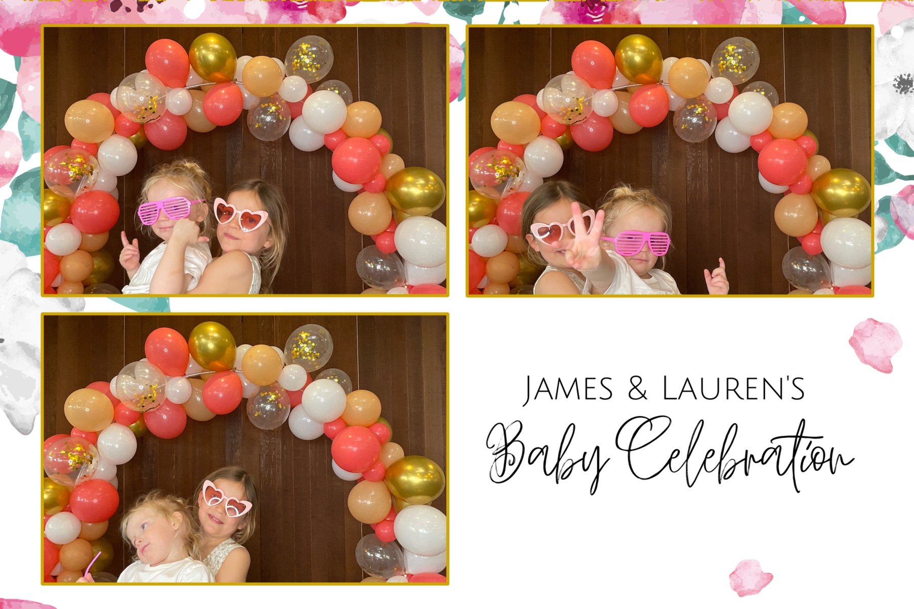 James and Lauren's Baby Celebration | View more photos from the event at gallery.photobooth.co.nz/u/SelfieCentral/James-and-Laurens-Baby-Celebration