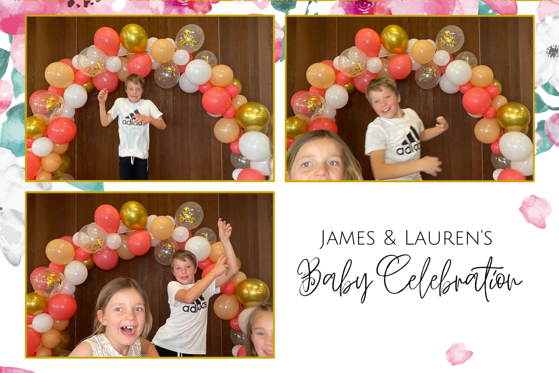 James and Lauren's Baby Celebration | View more photos from the event at gallery.photobooth.co.nz/u/SelfieCentral/James-and-Laurens-Baby-Celebration