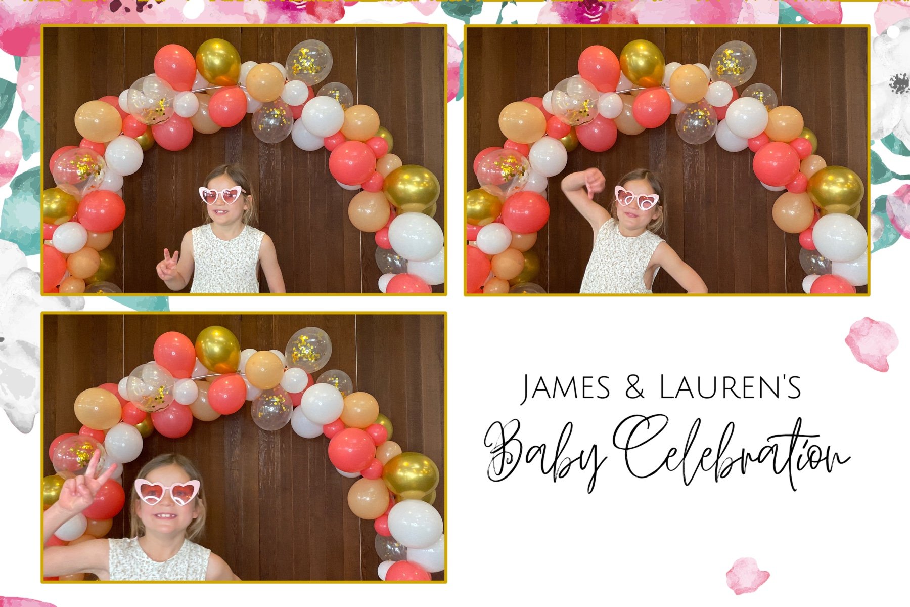 James and Lauren's Baby Celebration | View more photos from the event at gallery.photobooth.co.nz/u/SelfieCentral/James-and-Laurens-Baby-Celebration