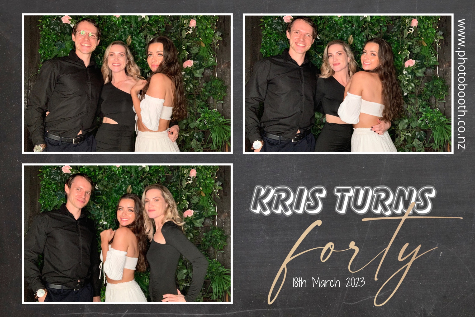 Kris's 40th | View more photos from the event at gallery.photobooth.co.nz/u/SelfieCentral/Kriss-40th
