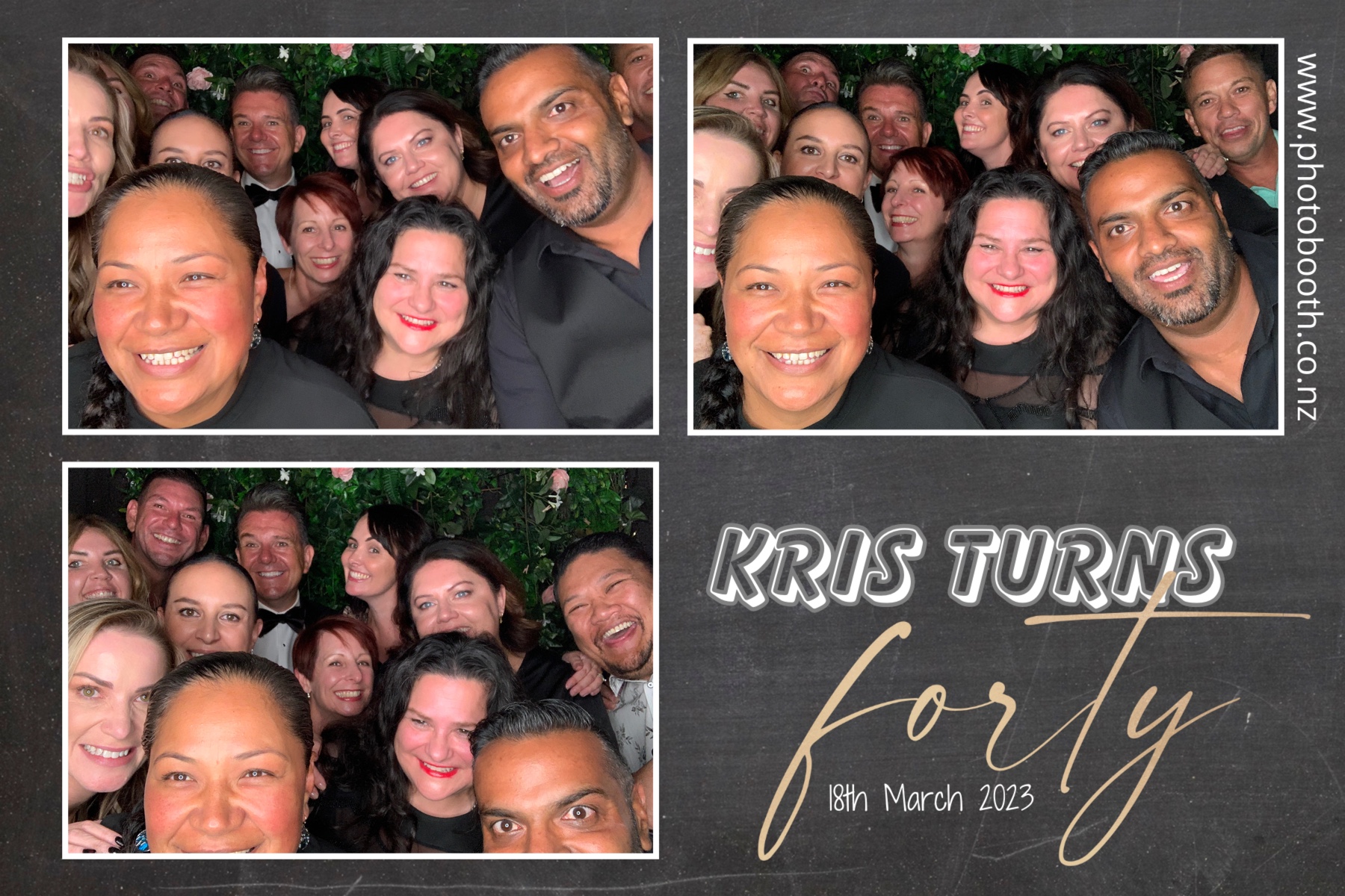 Kris's 40th | View more photos from the event at gallery.photobooth.co.nz/u/SelfieCentral/Kriss-40th
