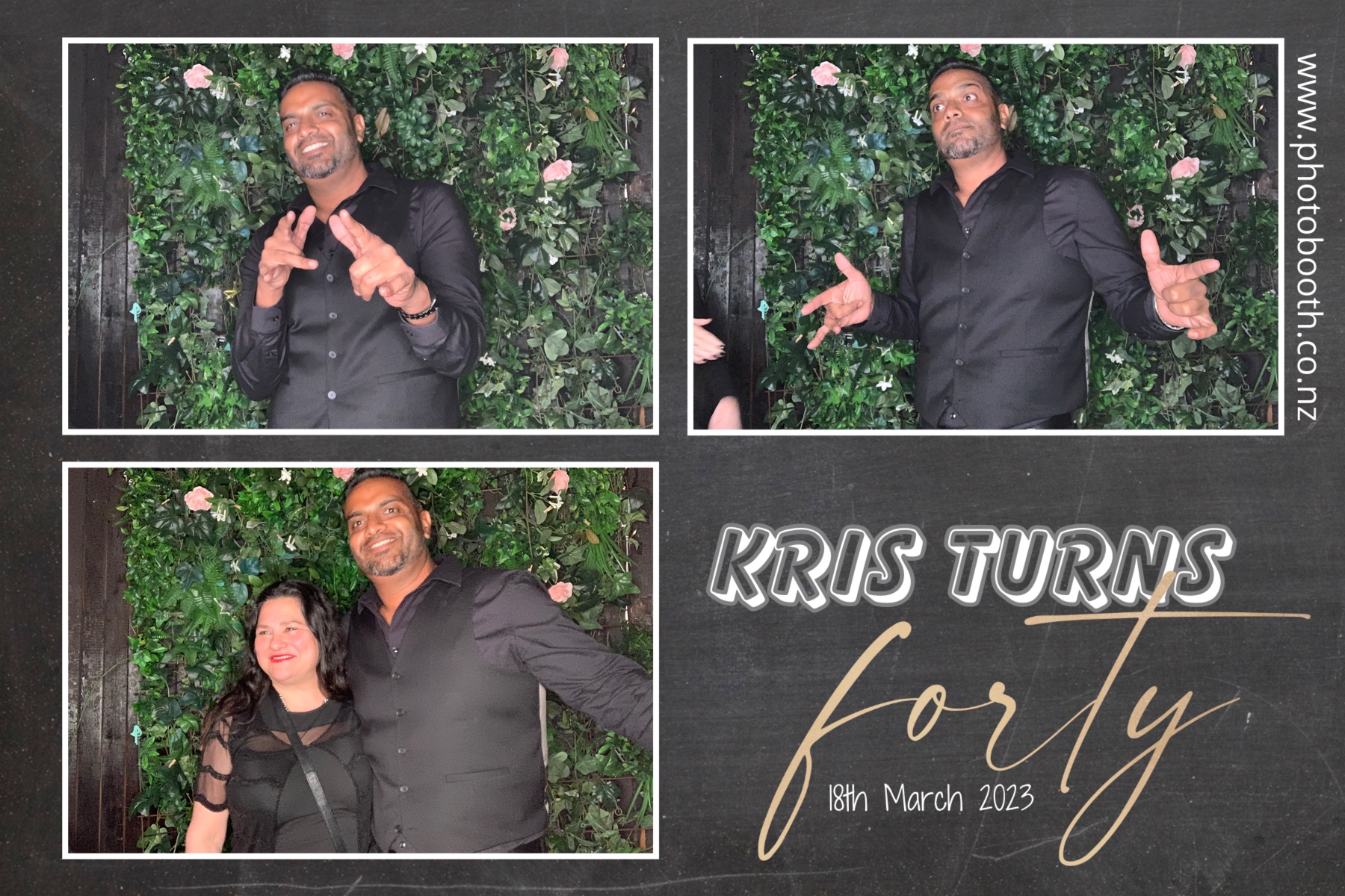 Kris's 40th | View more photos from the event at gallery.photobooth.co.nz/u/SelfieCentral/Kriss-40th