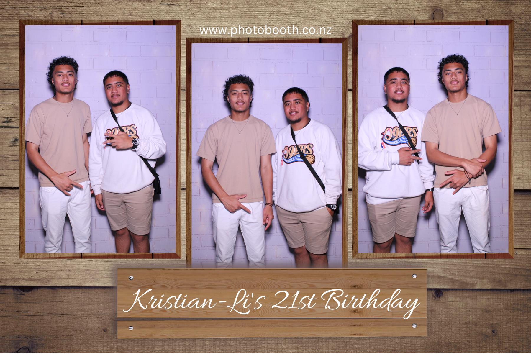 Kristian-Li's 21st | View more photos from the event at gallery.photobooth.co.nz/u/SelfieCentral/Kristian-Lis-21st