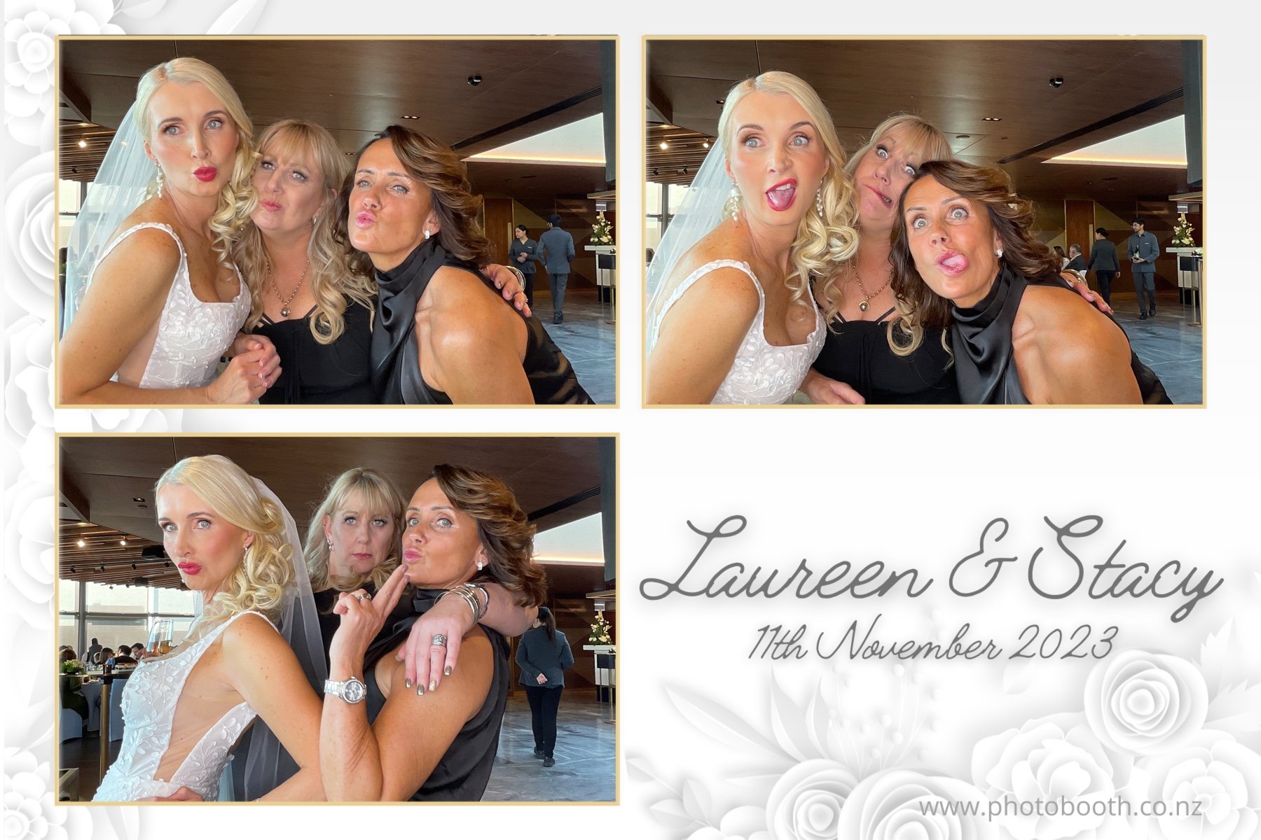 Laureen & Stacy's Wedding | View more photos from the event at gallery.photobooth.co.nz/u/SelfieCentral/Laureen-Stacys-Wedding