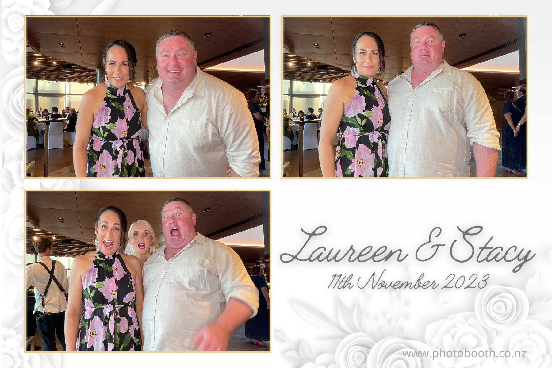 Laureen & Stacy's Wedding | View more photos from the event at gallery.photobooth.co.nz/u/SelfieCentral/Laureen-Stacys-Wedding