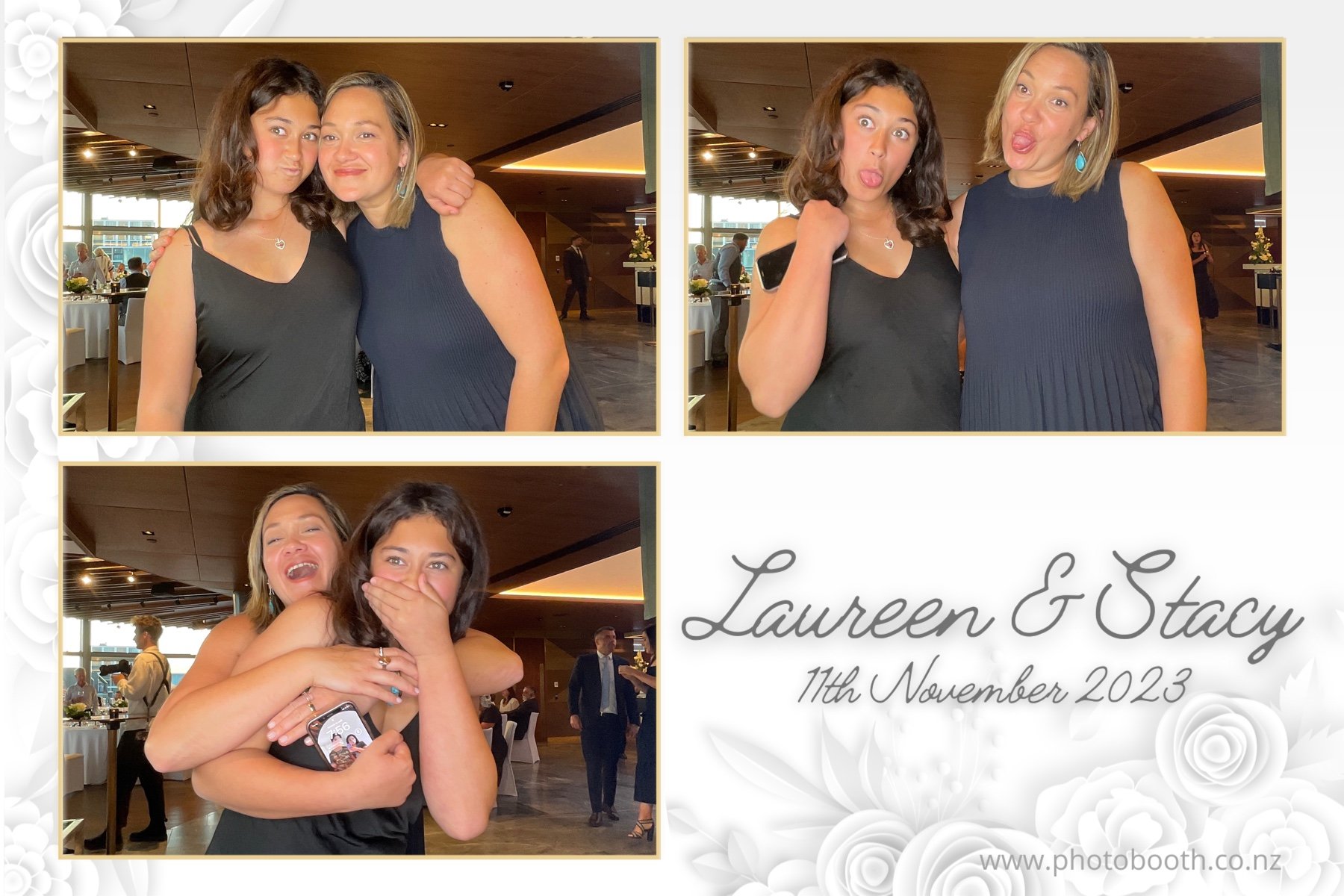 Laureen & Stacy's Wedding | View more photos from the event at gallery.photobooth.co.nz/u/SelfieCentral/Laureen-Stacys-Wedding