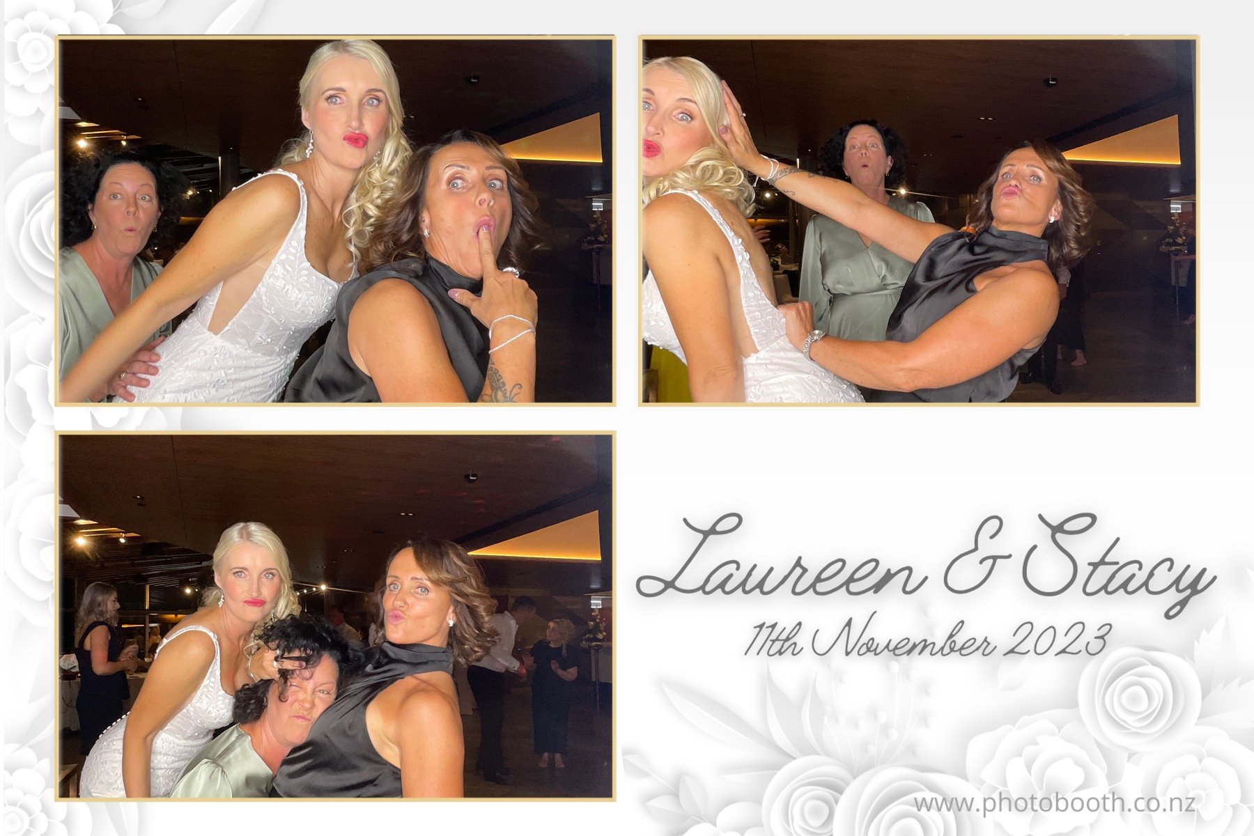 Laureen & Stacy's Wedding | View more photos from the event at gallery.photobooth.co.nz/u/SelfieCentral/Laureen-Stacys-Wedding
