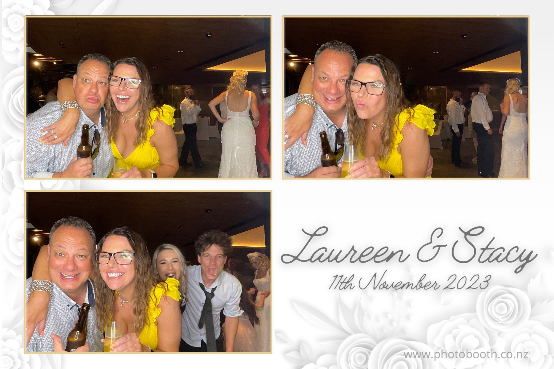 Laureen & Stacy's Wedding | View more photos from the event at gallery.photobooth.co.nz/u/SelfieCentral/Laureen-Stacys-Wedding