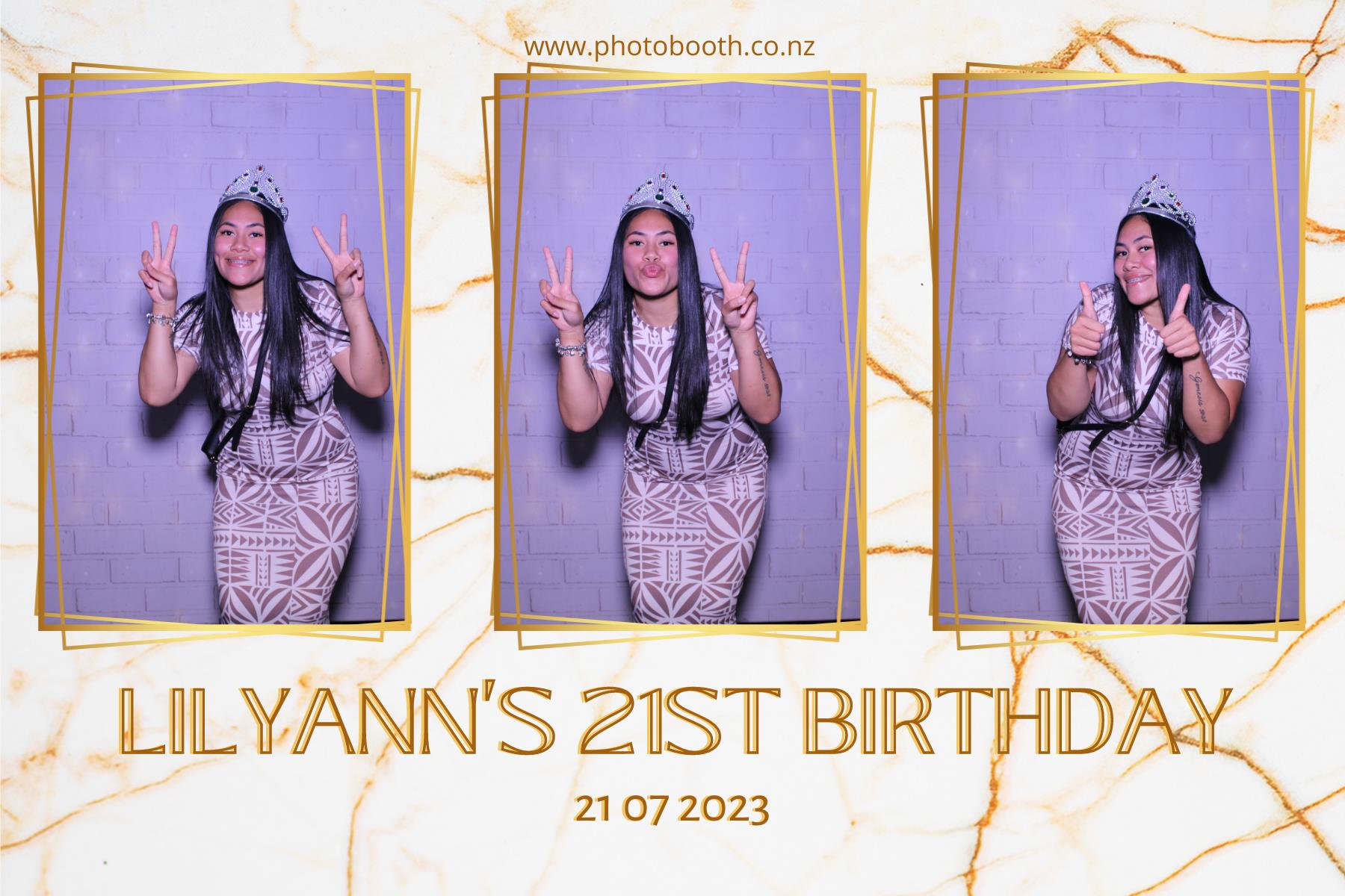 Lilyann's 21st | View more photos from the event at gallery.photobooth.co.nz/u/SelfieCentral/Lilyanns-21st
