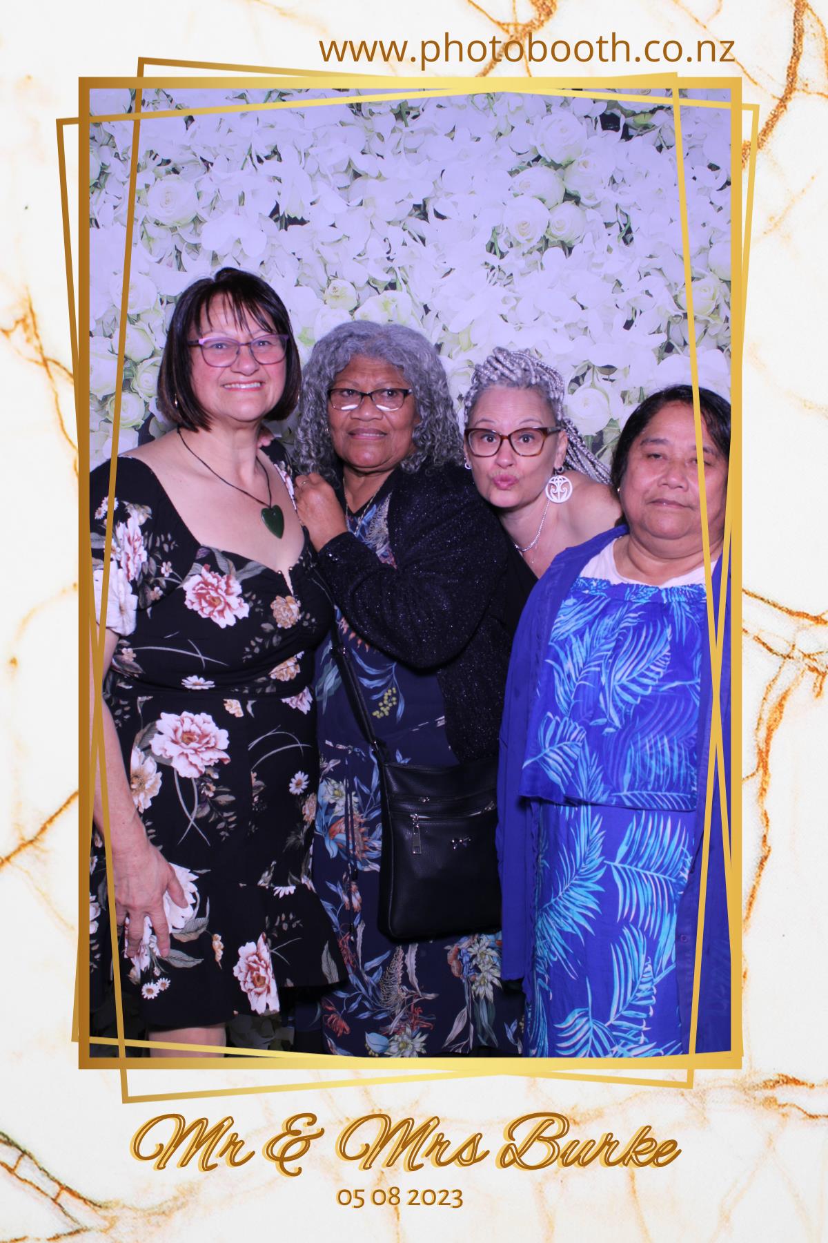 Mr & Mrs Burke | View more photos from the event at gallery.photobooth.co.nz/u/SelfieCentral/Mr-Mrs-Burke