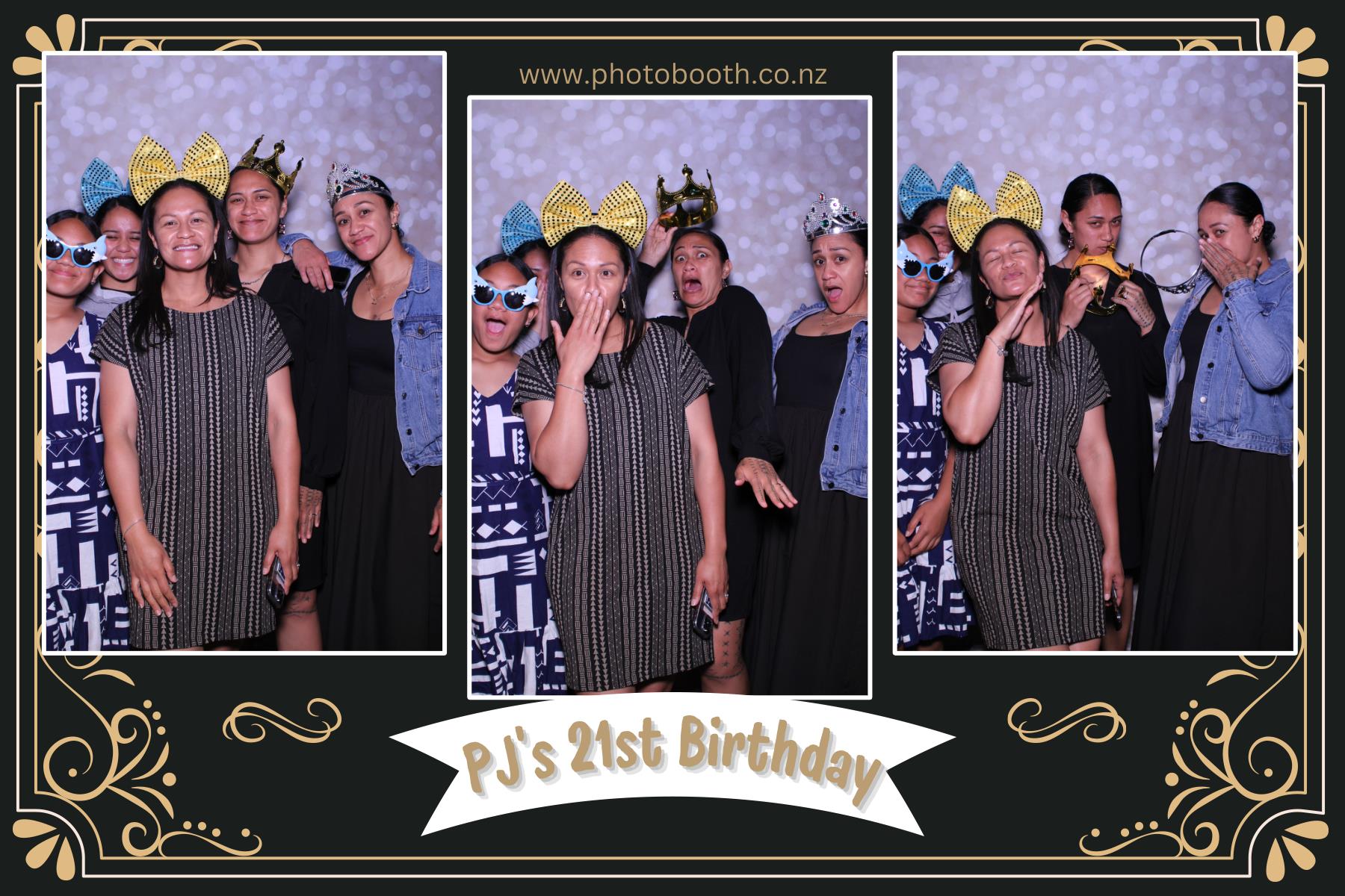 PJ's 21st | View more photos from the event at gallery.photobooth.co.nz/u/SelfieCentral/PJs-21st