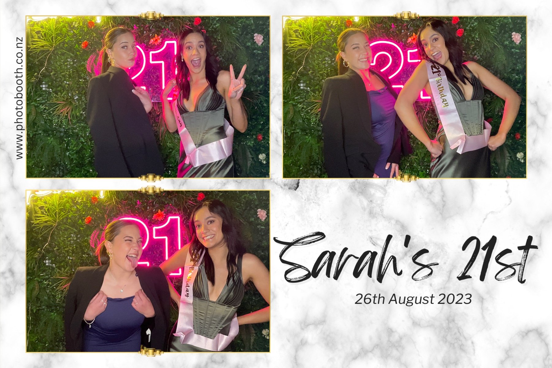 Sarah's 21st | View more photos from the event at gallery.photobooth.co.nz/u/SelfieCentral/Sarahs-21st