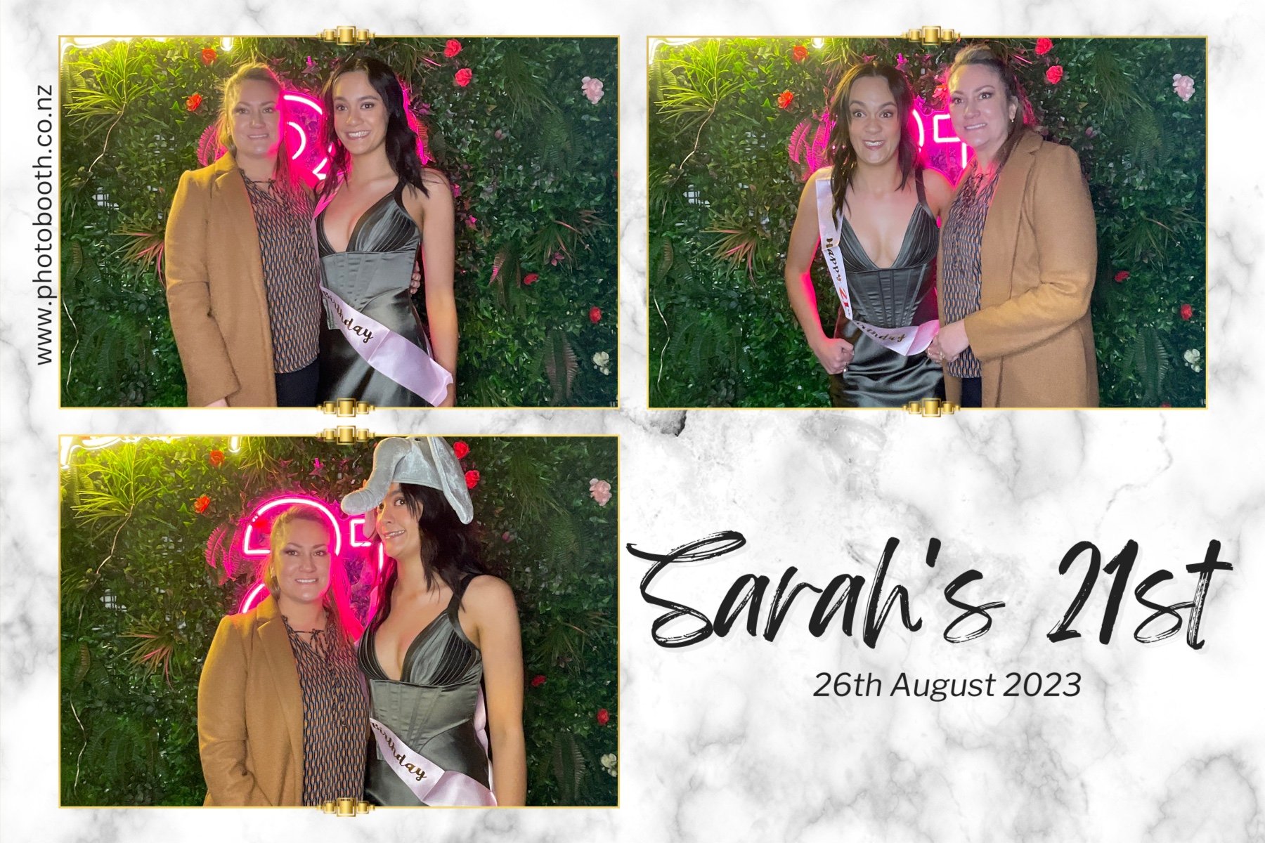 Sarah's 21st | View more photos from the event at gallery.photobooth.co.nz/u/SelfieCentral/Sarahs-21st