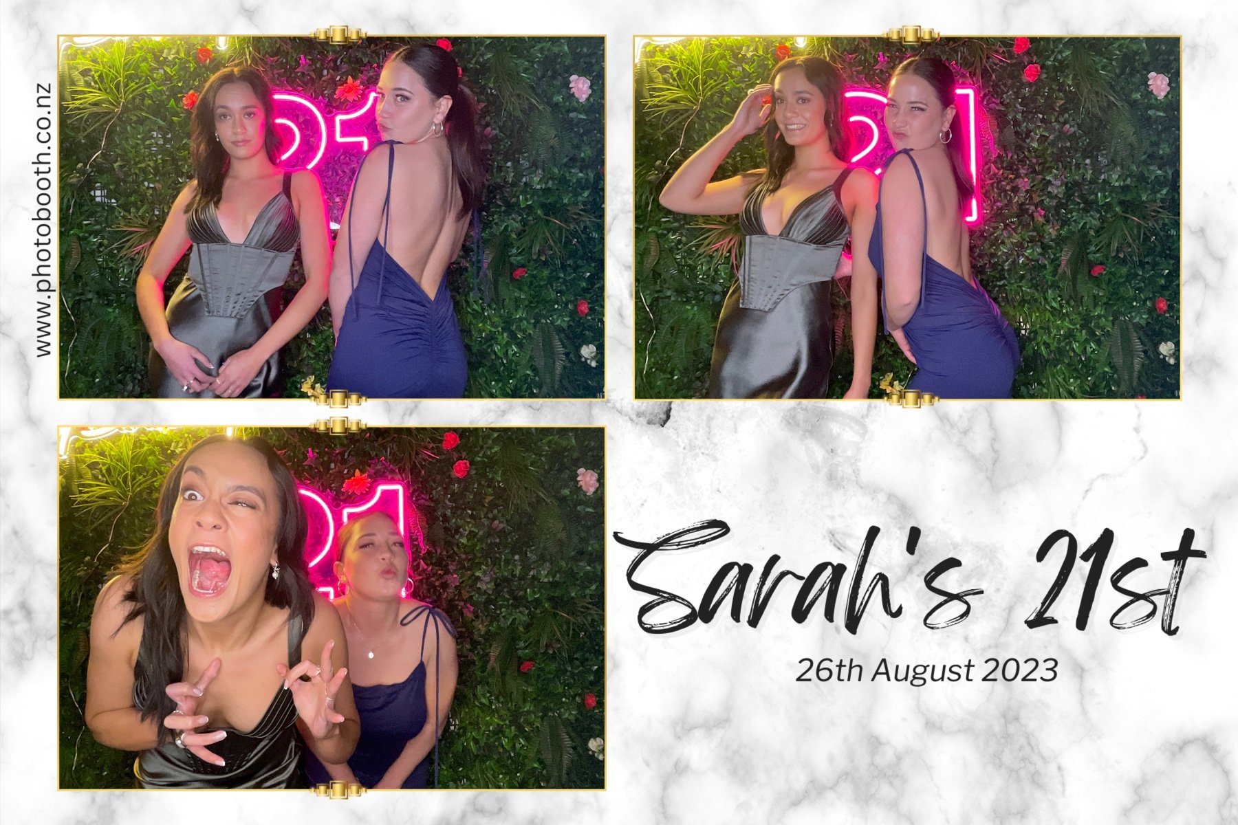 Sarah's 21st | View more photos from the event at gallery.photobooth.co.nz/u/SelfieCentral/Sarahs-21st