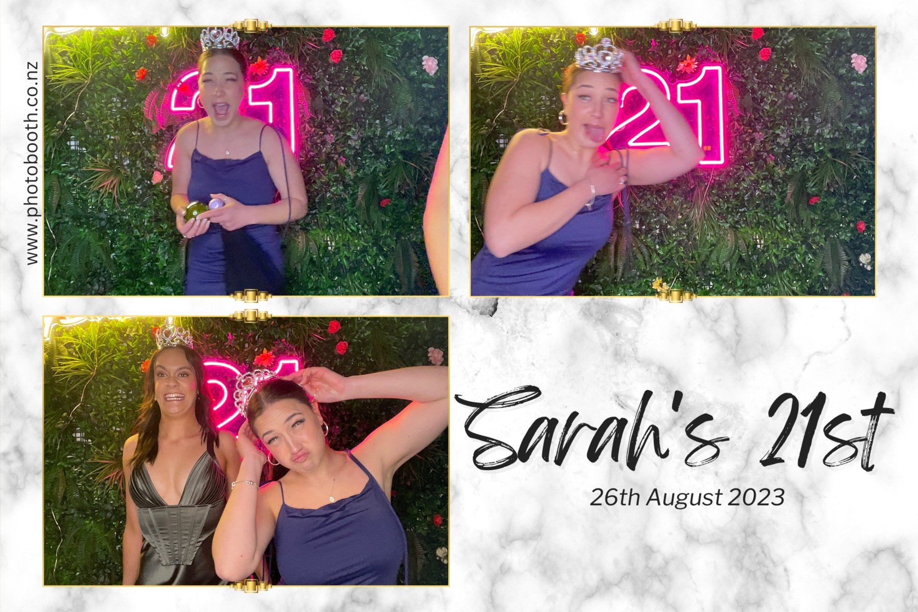 Sarah's 21st | View more photos from the event at gallery.photobooth.co.nz/u/SelfieCentral/Sarahs-21st