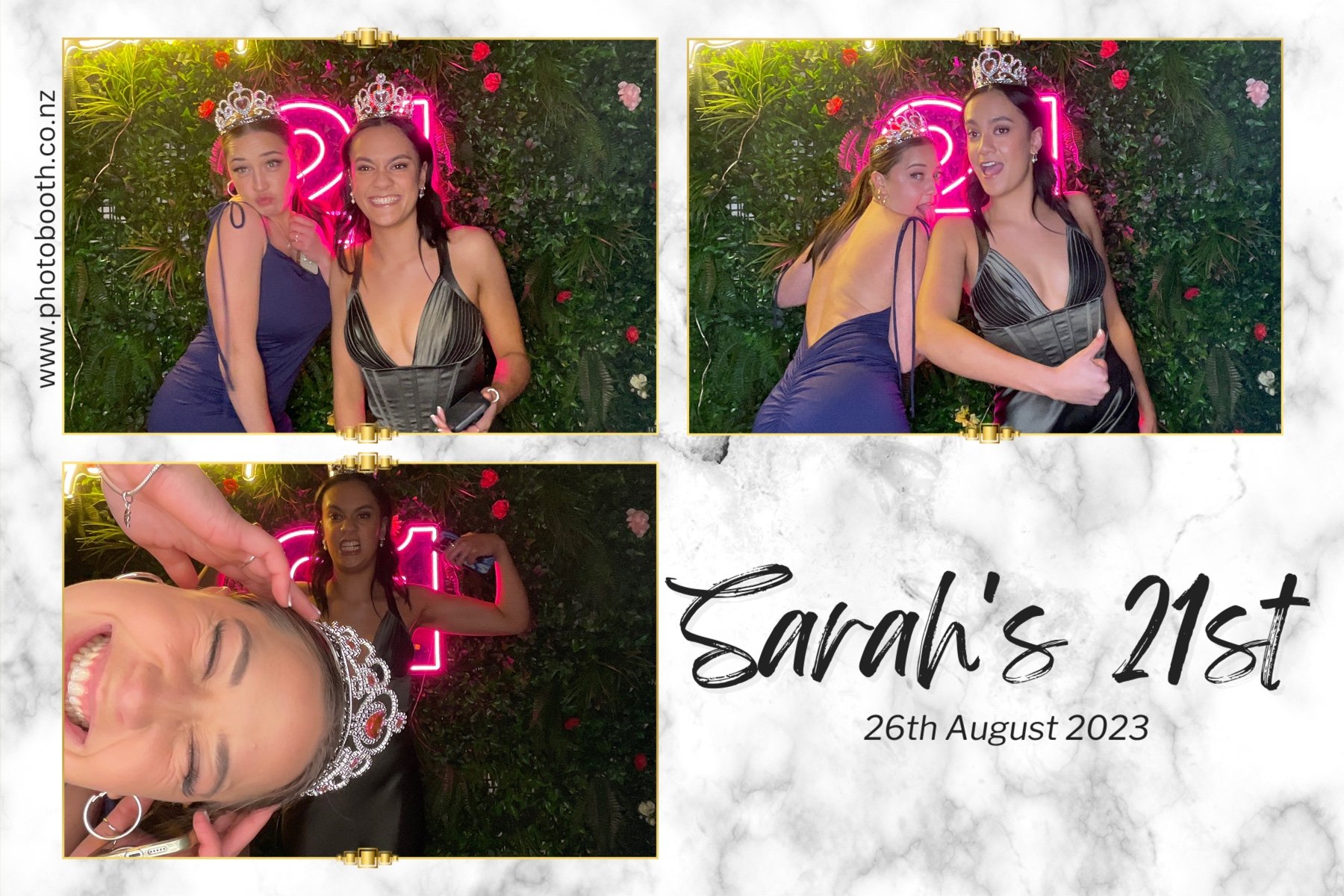 Sarah's 21st | View more photos from the event at gallery.photobooth.co.nz/u/SelfieCentral/Sarahs-21st