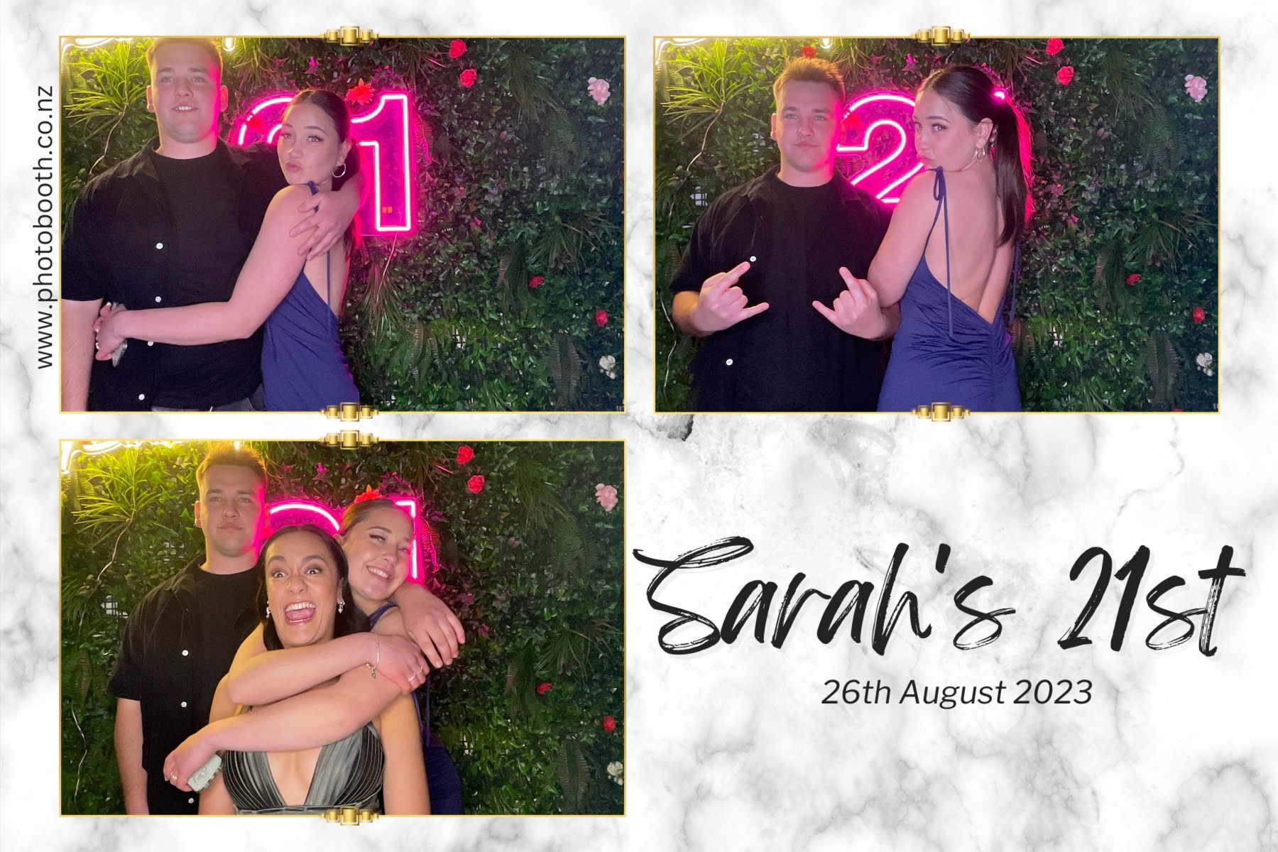 Sarah's 21st | View more photos from the event at gallery.photobooth.co.nz/u/SelfieCentral/Sarahs-21st