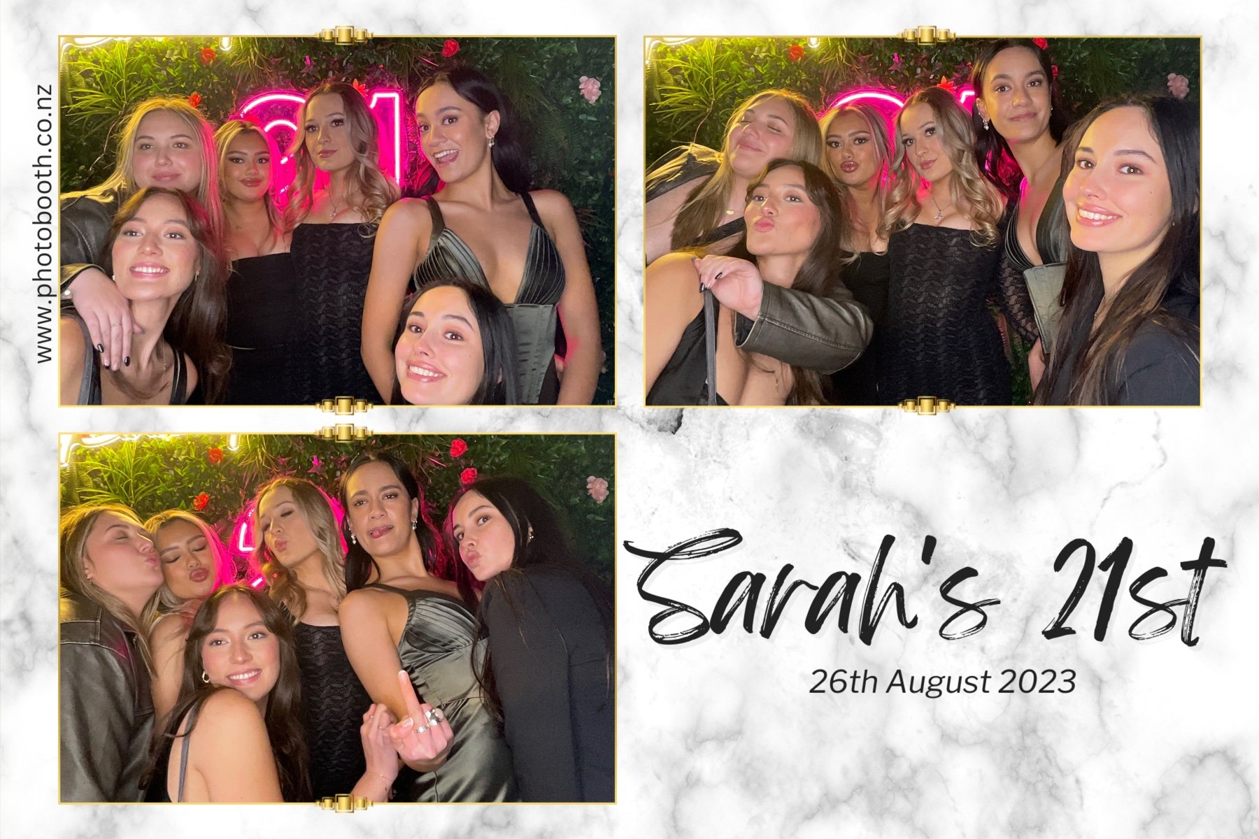 Sarah's 21st | View more photos from the event at gallery.photobooth.co.nz/u/SelfieCentral/Sarahs-21st