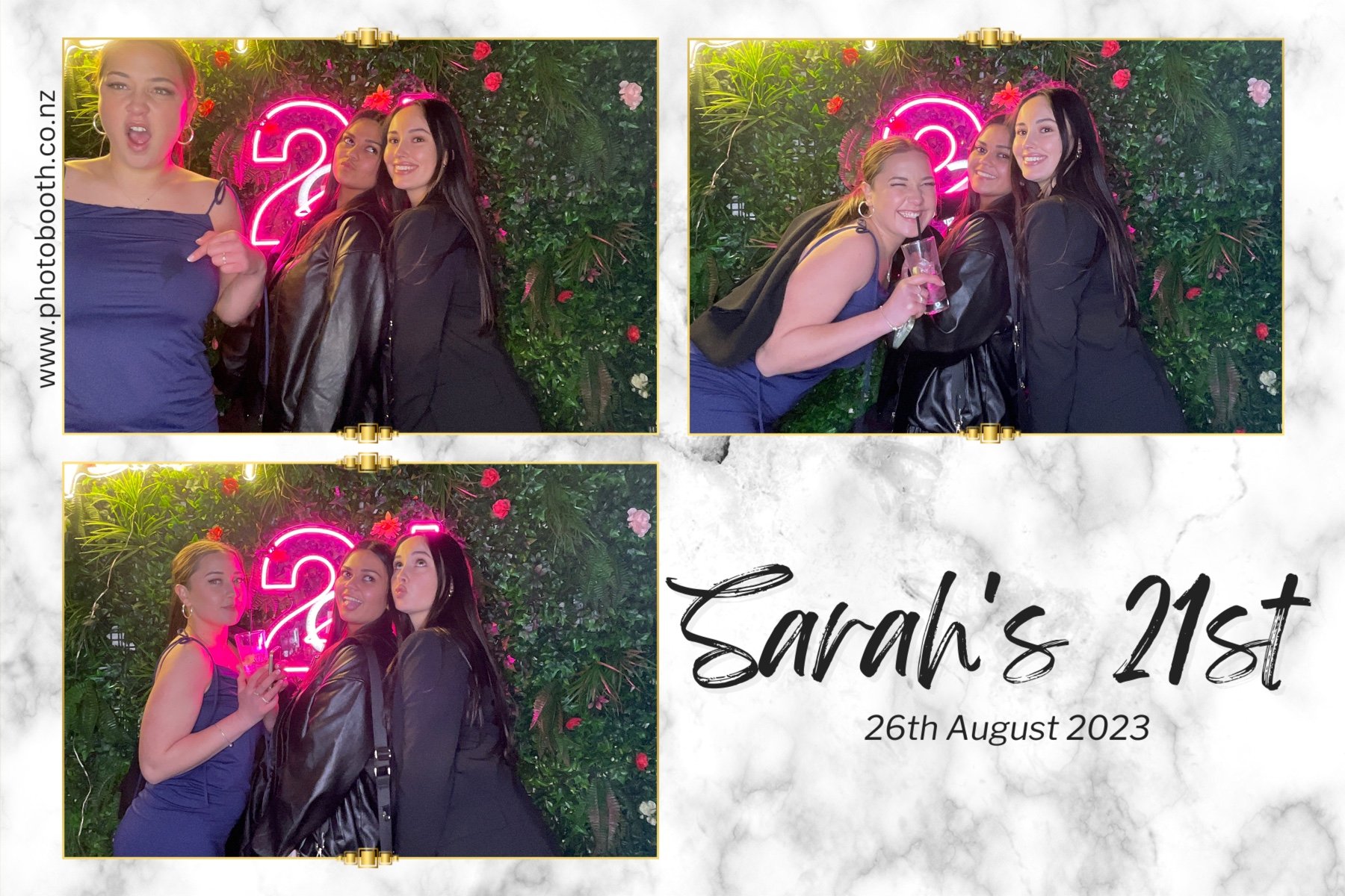 Sarah's 21st | View more photos from the event at gallery.photobooth.co.nz/u/SelfieCentral/Sarahs-21st