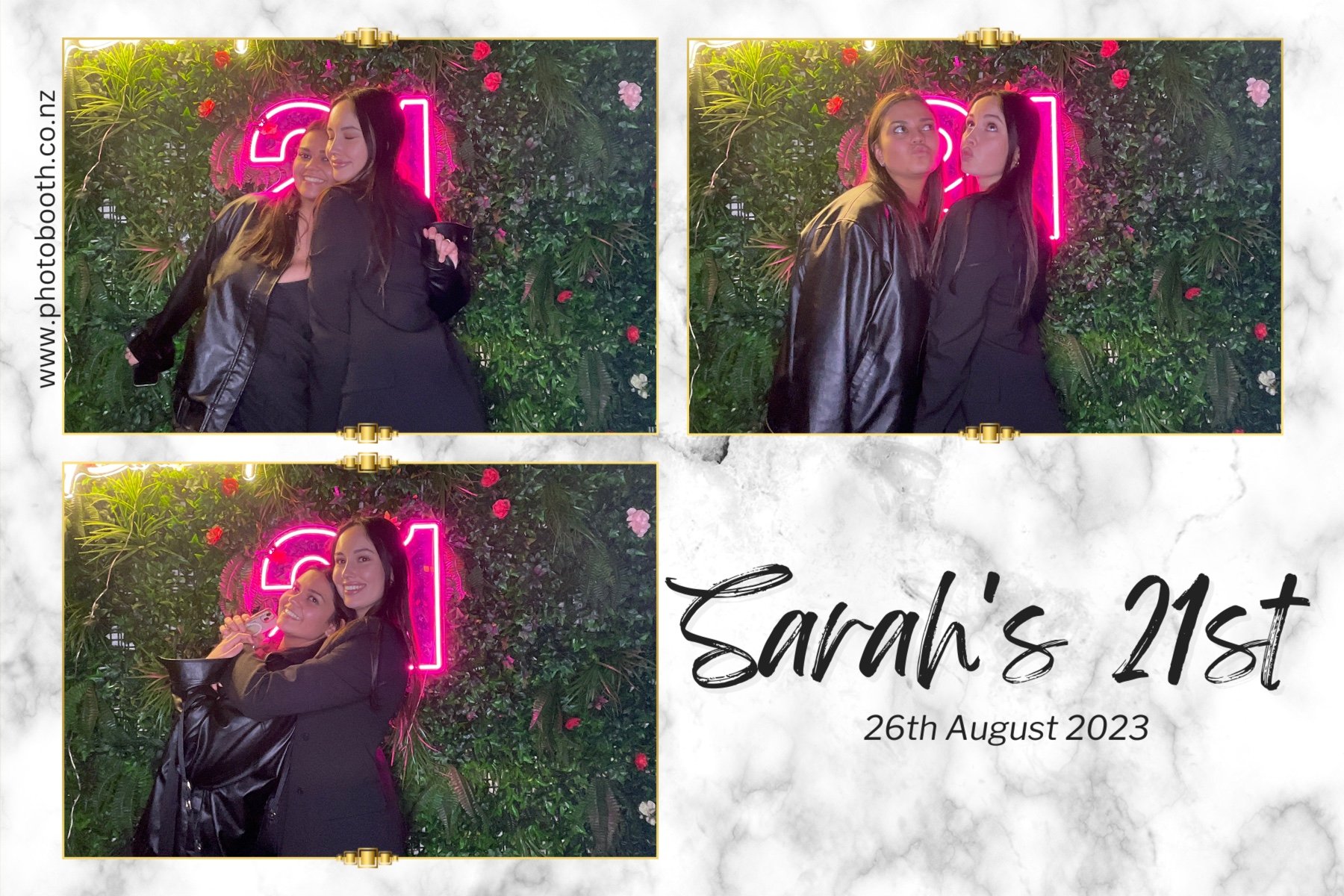 Sarah's 21st | View more photos from the event at gallery.photobooth.co.nz/u/SelfieCentral/Sarahs-21st