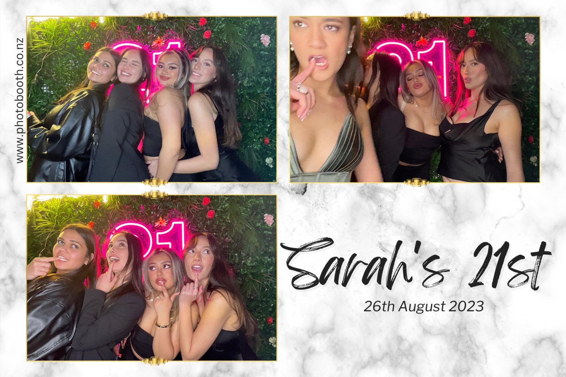 Sarah's 21st | View more photos from the event at gallery.photobooth.co.nz/u/SelfieCentral/Sarahs-21st