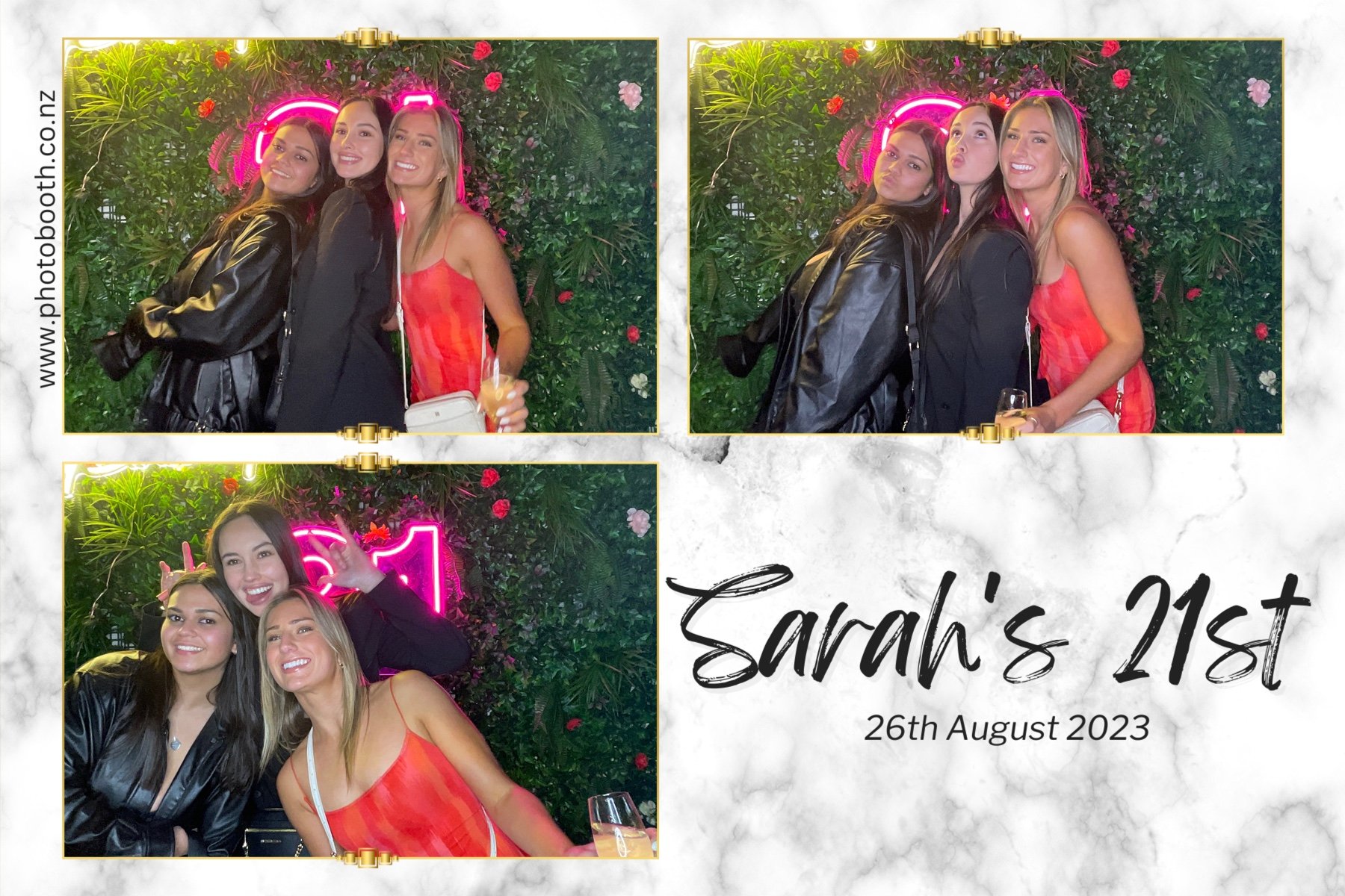 Sarah's 21st | View more photos from the event at gallery.photobooth.co.nz/u/SelfieCentral/Sarahs-21st